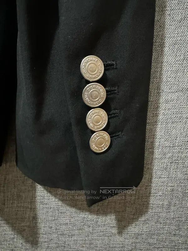 Dior Dior Men's Black Wool Embroidered Jacket . Size US S / EU 44-46 / 1 - 3 Thumbnail