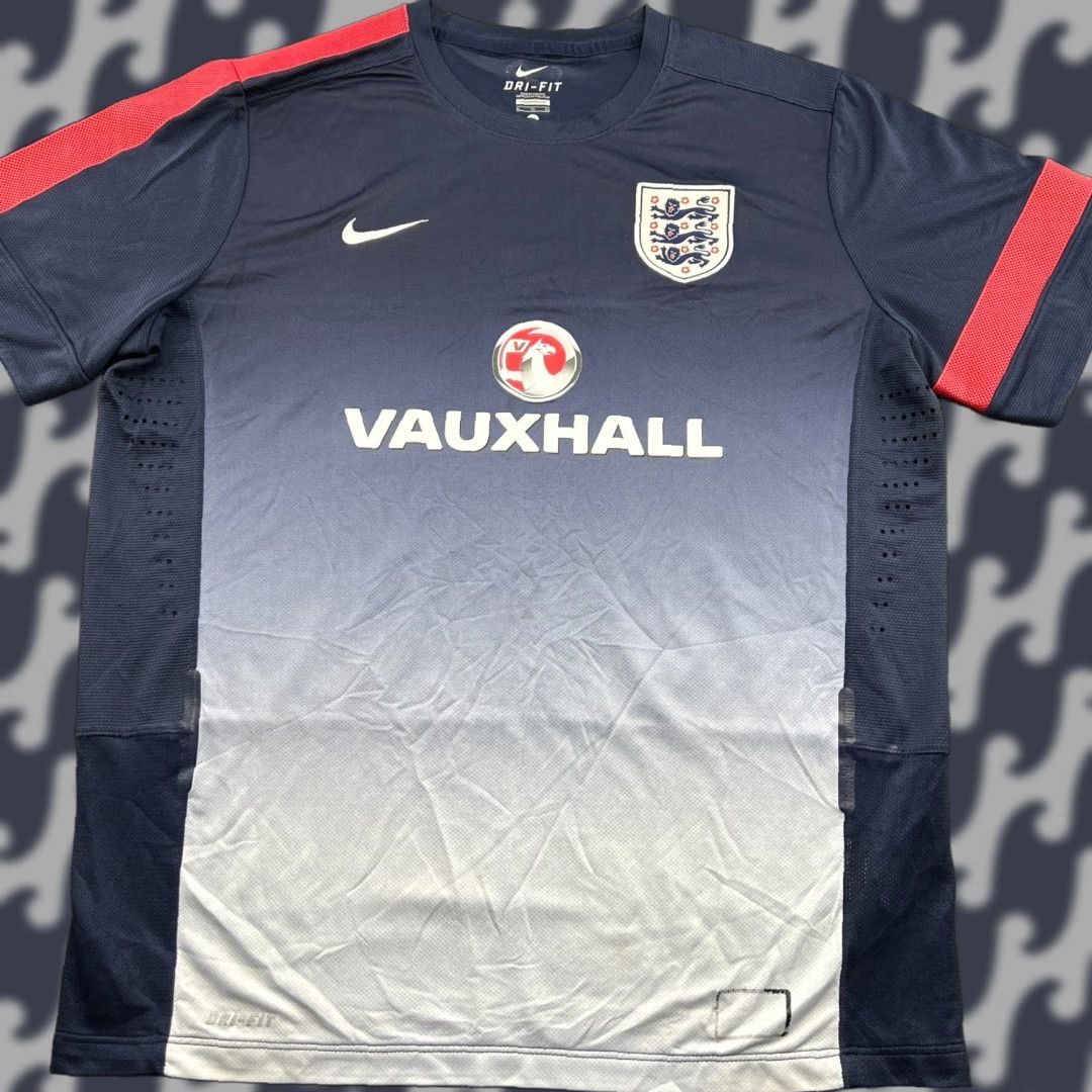 Nike Nike Shirt Football England 2013 2014 Training Player Issue Mens Jersey XL Multicolor Short Sleeve Mockup Shirt Size US XL / EU 56 / 4 - 1 Thumbnail