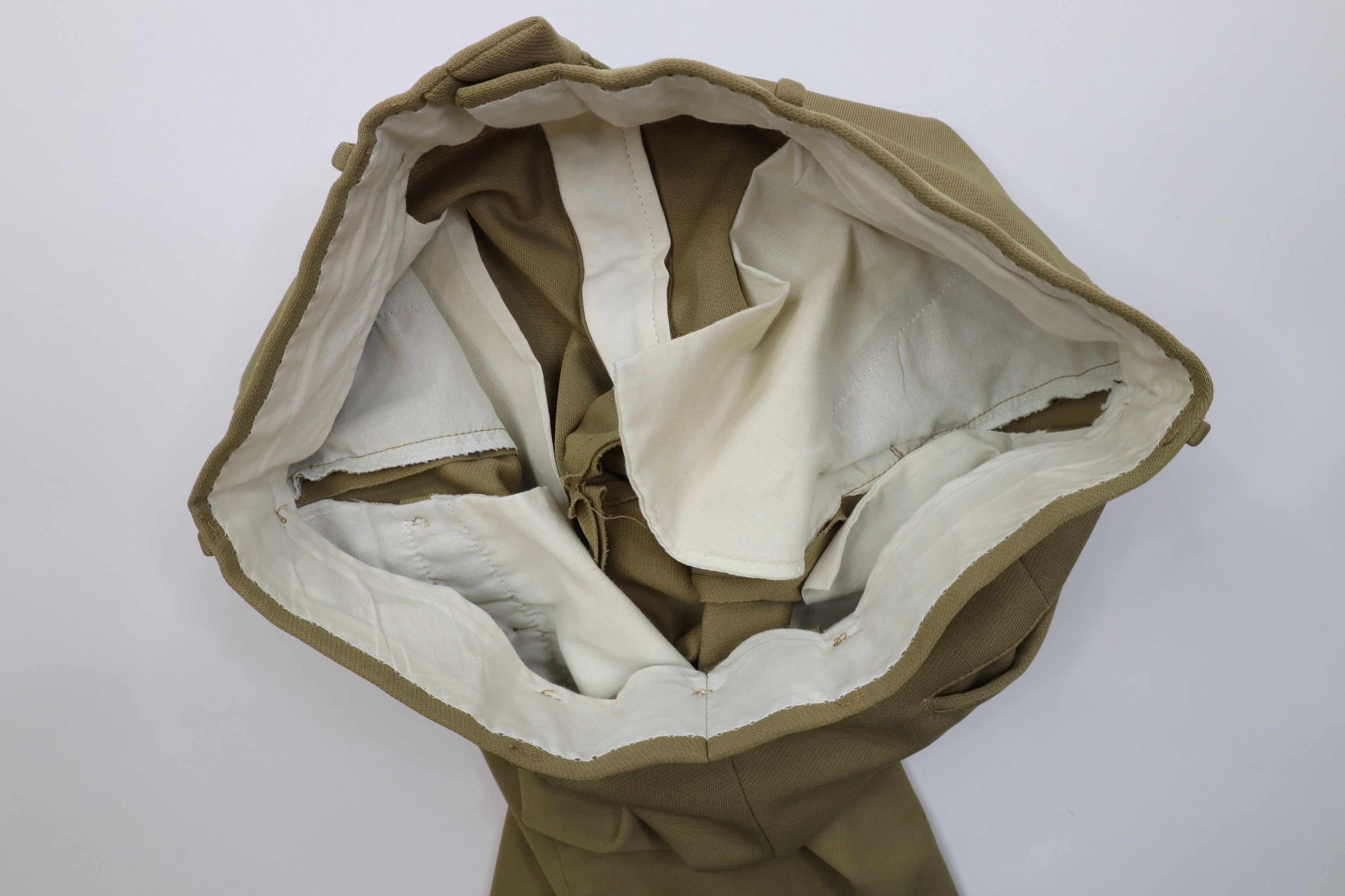 Vintage Vintage 70s Streetwear Flared Wide Leg Chino Pants Beige USA Size US 34 / EU 50 - 6 Thumbnail