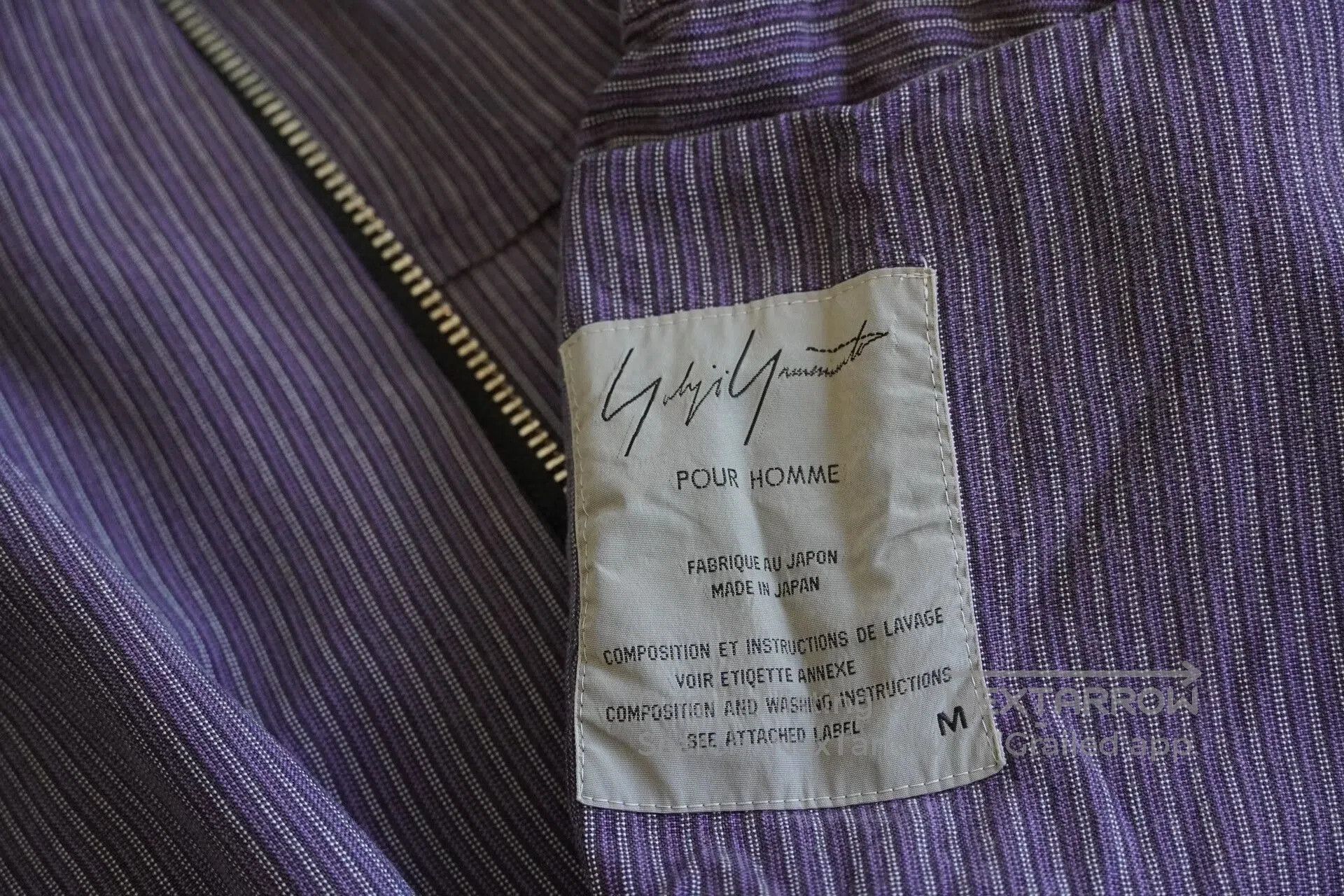 Yohji Yamamoto Yohji Yamamoto Striped Zip Jacket. Size US M / EU 48-50 / 2 - 6 Thumbnail