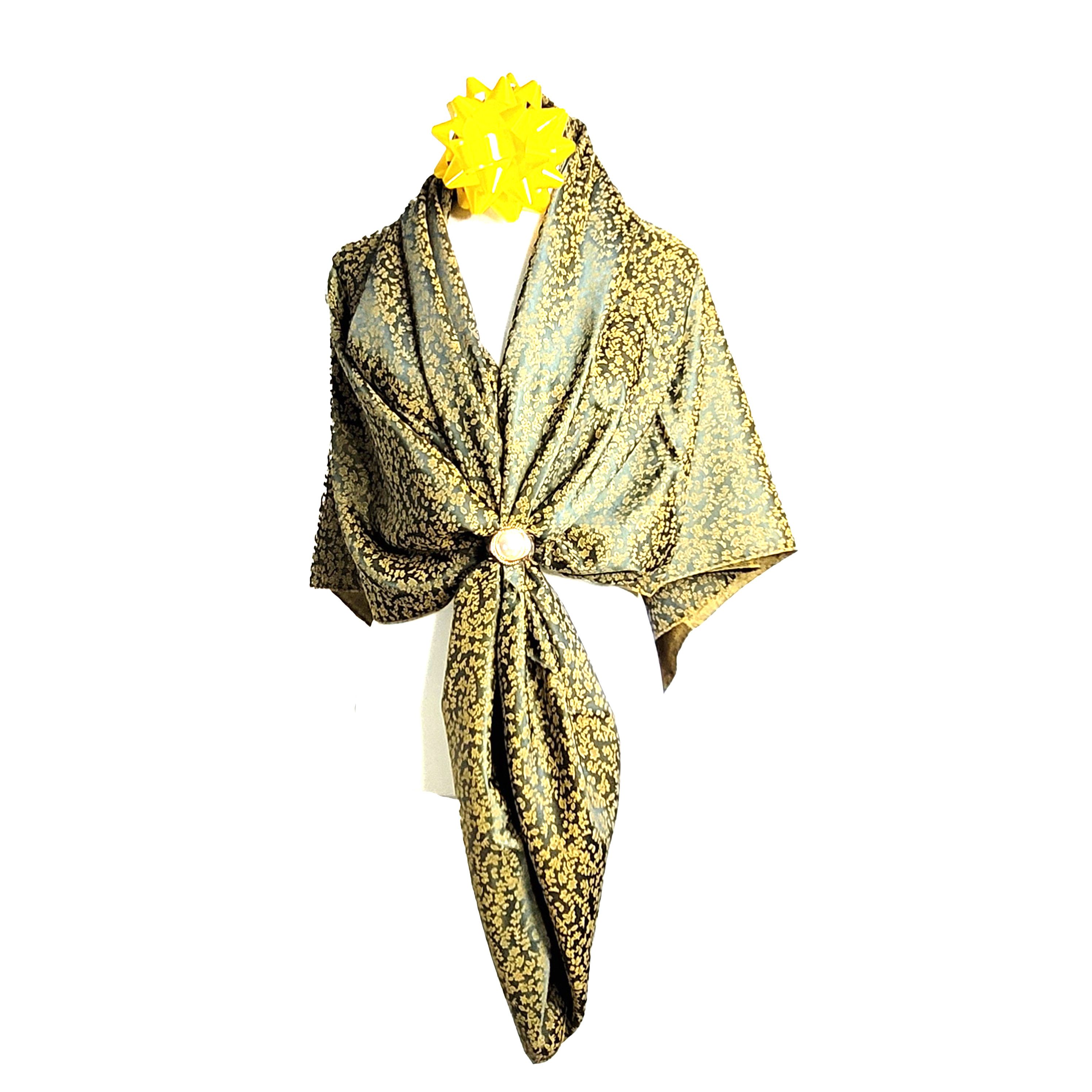 Other NWT Double-Sided Silk Scarf 52"x52" Large Square Wrap 3001 Size ONE SIZE - 6 Thumbnail