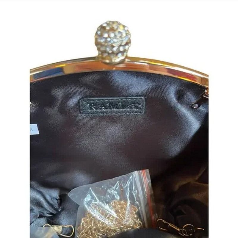 Other RAMLA Gold Crystal Embellished Convertible Clutch - NEW Size ONE SIZE - 5 Thumbnail