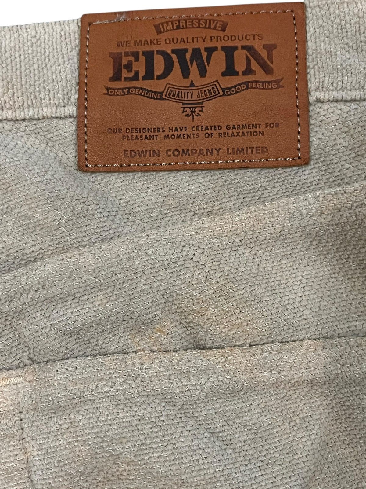 Edwin × Vintage Vintage Edwin Baggy Courdroy Soft Trouser Pants Size US 29 - 8 Thumbnail