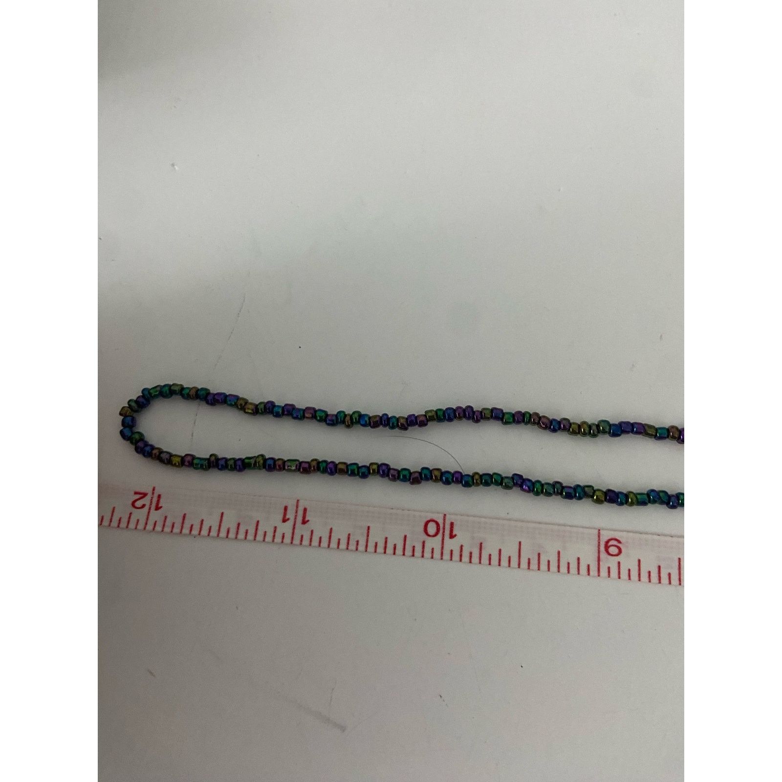 Handmade Handmade iridescent black seed bead necklace Size ONE SIZE - 4 Thumbnail