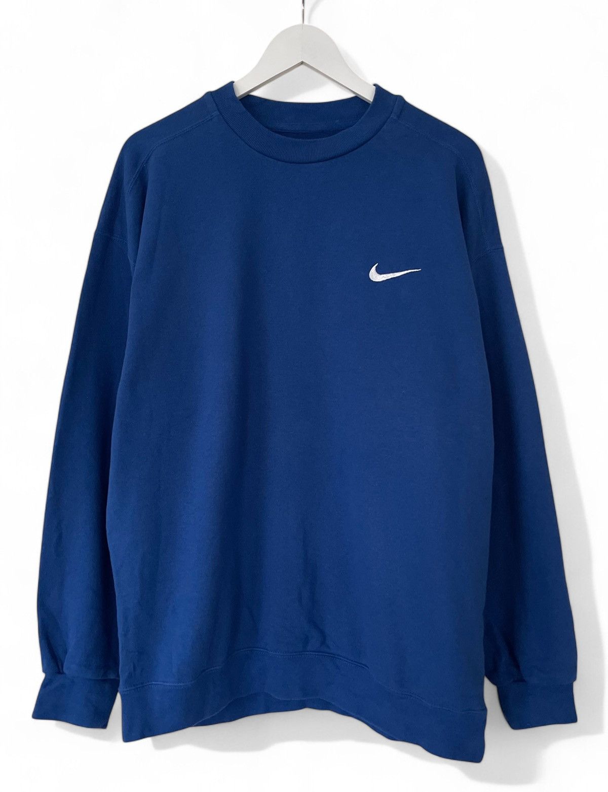 Nike × Vintage Nike Logo Drill Jacket Sweatshirt Men's Size L Size US L / EU 52-54 / 3 - 1 Thumbnail