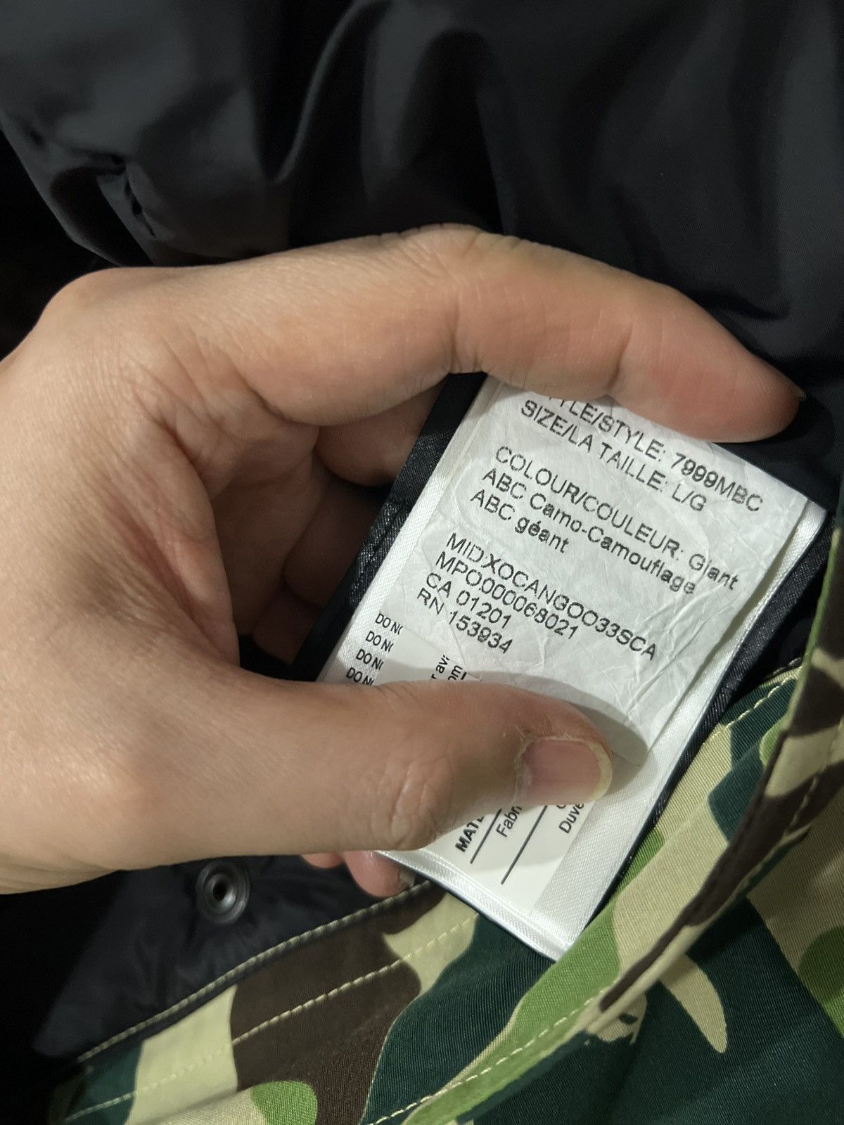 Bape × Canada Goose 2021 BAPE x Canada Goose x Concepts Chilliwack Jacket Size US L / EU 52-54 / 3 - 10 Thumbnail