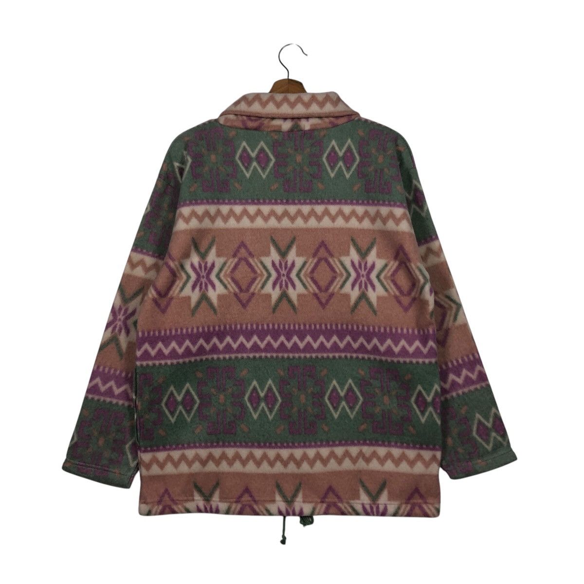 Japanese Brand 📌Vintage Fleece Jacket Navajo Design CP Fleece Sport Size US M / EU 48-50 / 2 - 9 Thumbnail