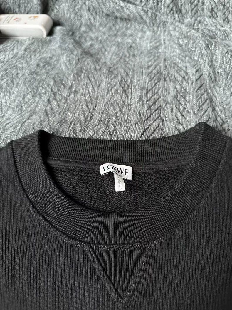 Loewe LOEWE Black and gold embroidered hoodie Size S / US 4 / IT 40 - 4 Thumbnail