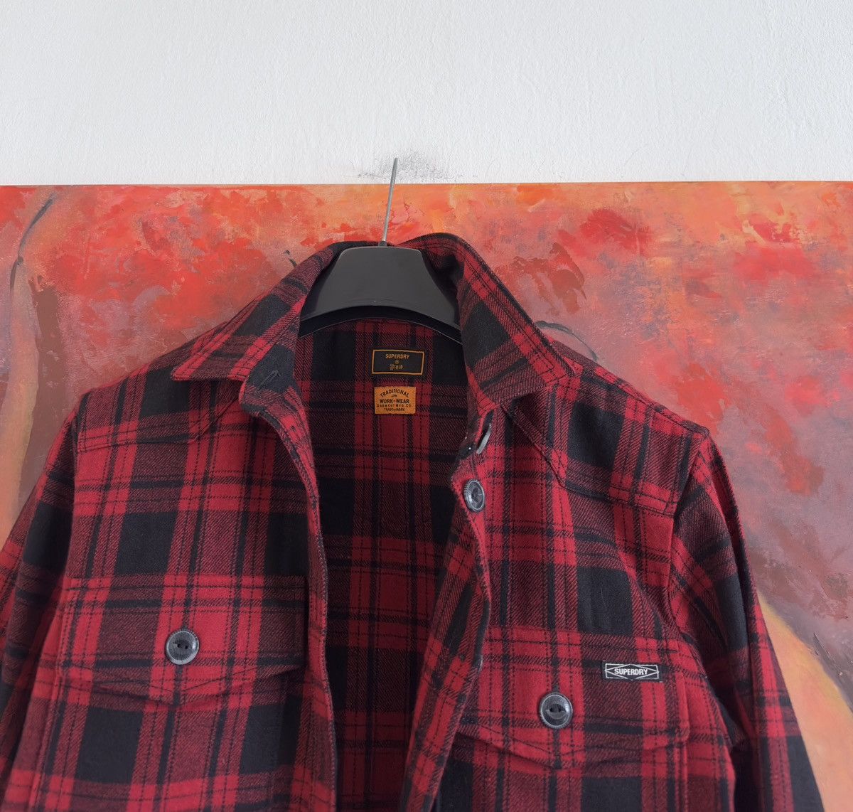 Superdry Superdry Flannel Wool Shirt Jacket Size M / US 6-8 / IT 42-44 - 5 Thumbnail