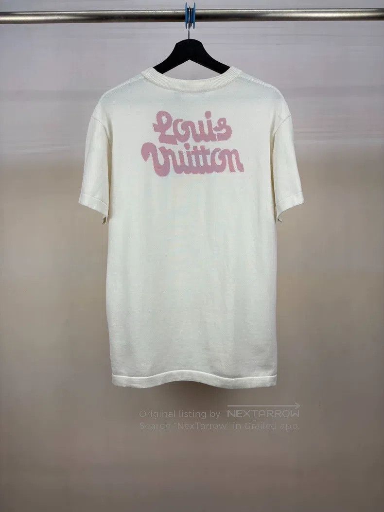 Louis Vuitton Louis Vuitton New floral logo knitted short sleeves Size US S / EU 44-46 / 1 - 2 Thumbnail