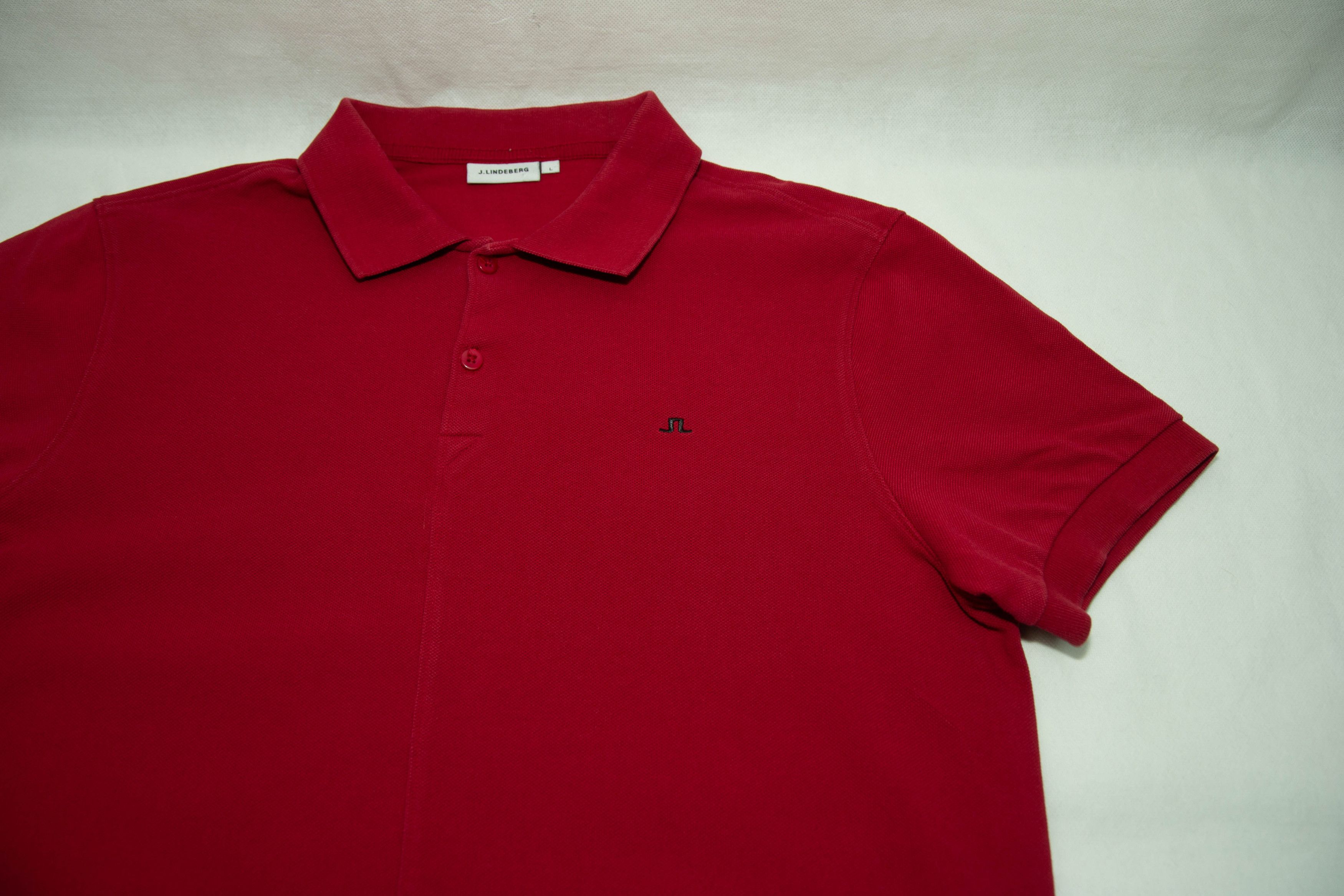 J.Lindeberg J.Lindeberg mens polo top cotton size M (LABEL L) gc Size US M / EU 48-50 / 2 - 5 Thumbnail