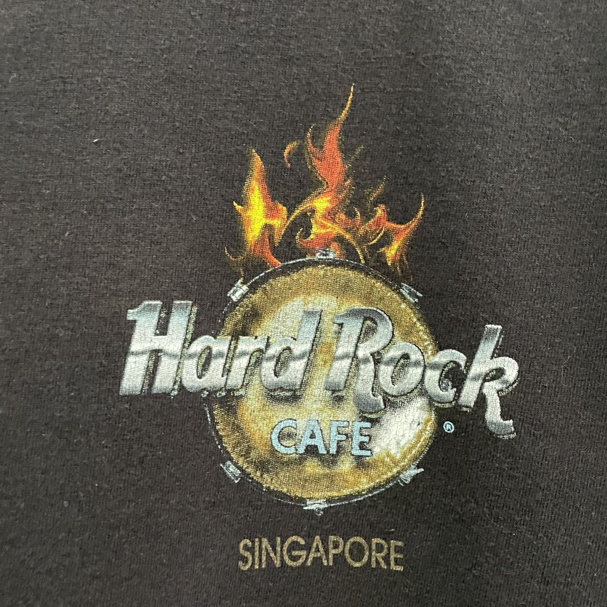 Hard Rock Cafe 🔥Vintage 90s Hard Rock Cafe Singapore Big Logo Tee Size US L / EU 52-54 / 3 - 6 Thumbnail