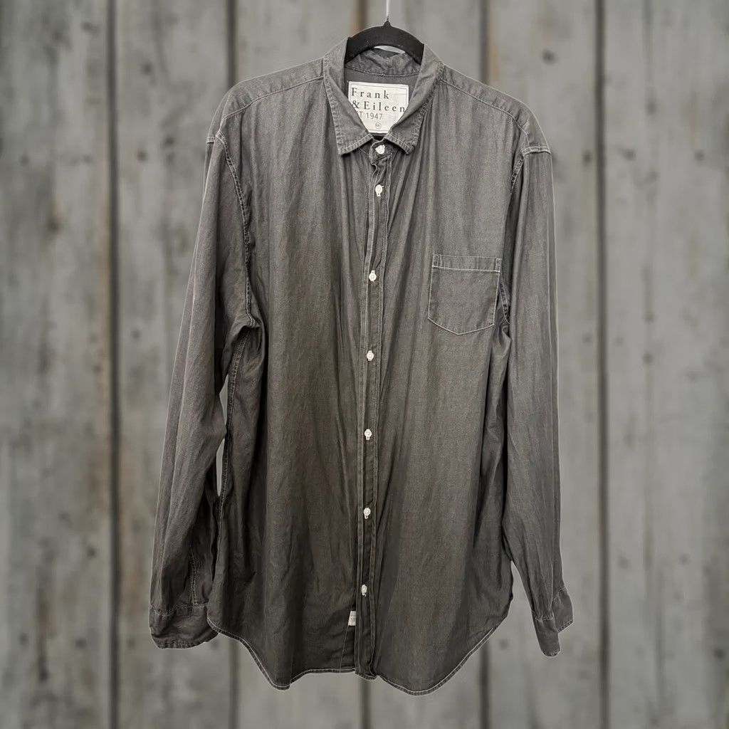 Frank & Eileen Frank & Eileen Gray Cotton Long Sleeve Button Down Shirt Preppy Office Men 2XL Gray Mens XXL Regular Size US XXL / EU 58 / 5 - 1 Thumbnail