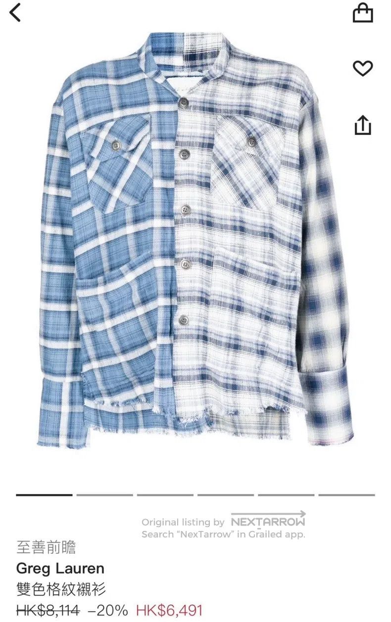 Greg Lauren Greg Lauren High Street Destroyed Shirt Size US M / EU 48-50 / 2 - 6 Thumbnail