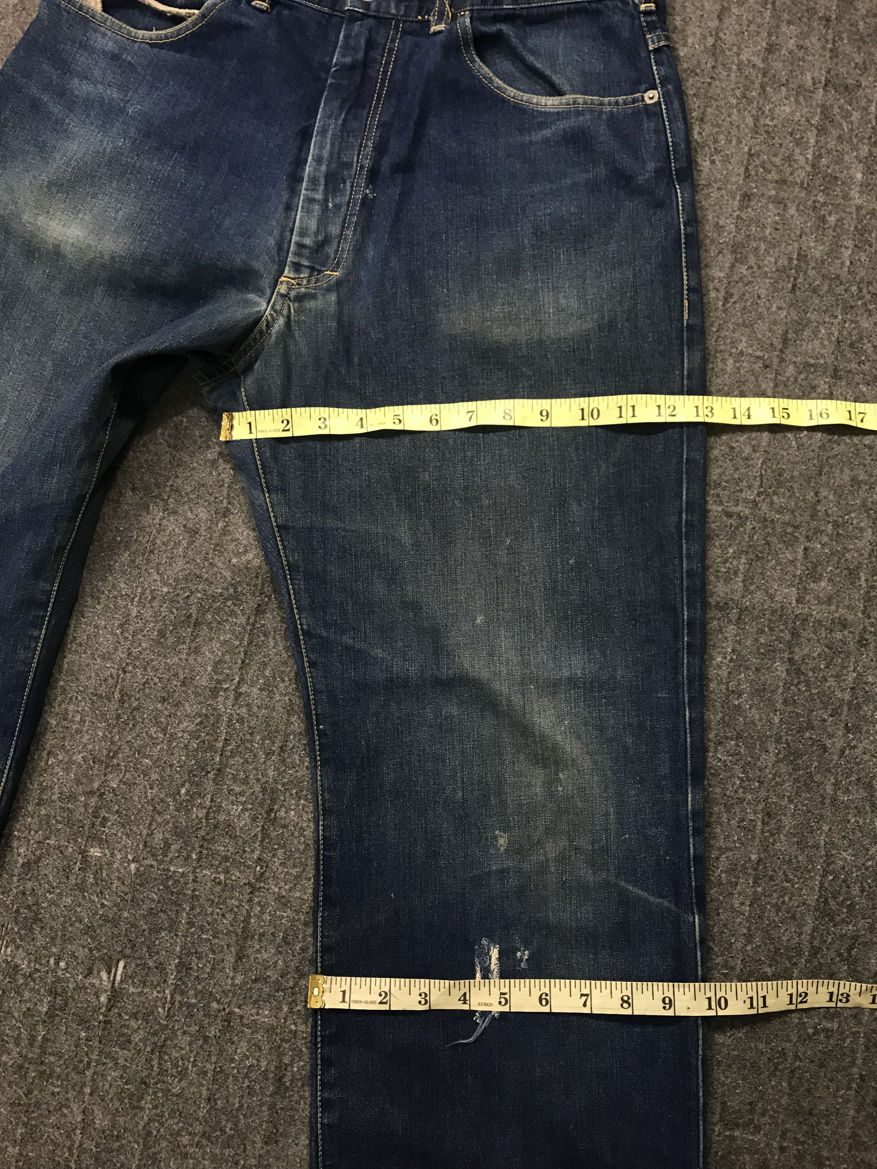 Japanese Brand On The Road Denim Indigo Pant Straight Cut Fits Size 32 Size US 32 / EU 48 - 12 Thumbnail