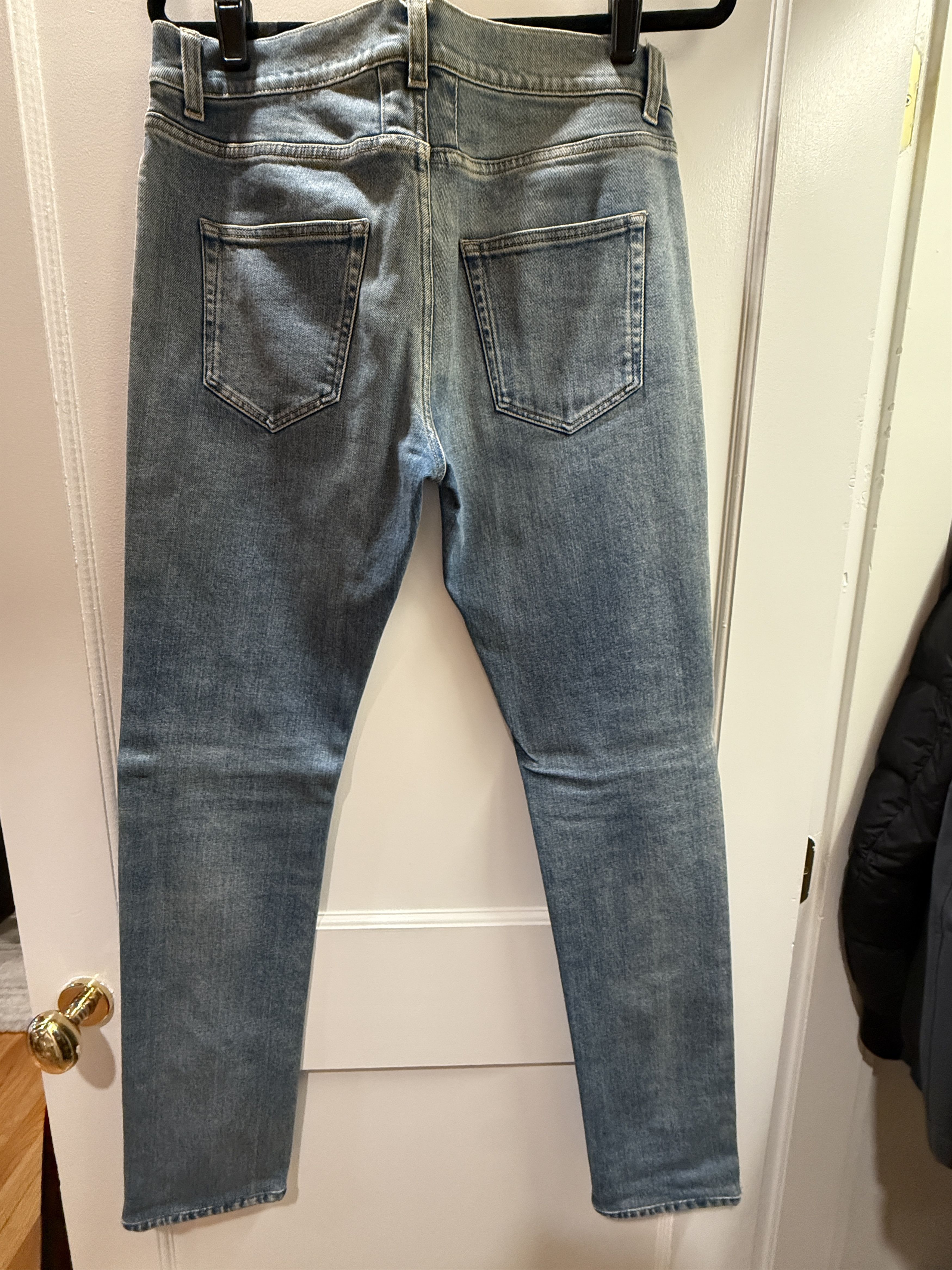 Saint Laurent Paris Saint Laurent Paris Navy Jeans Size 31 Size US 31 - 2 Thumbnail