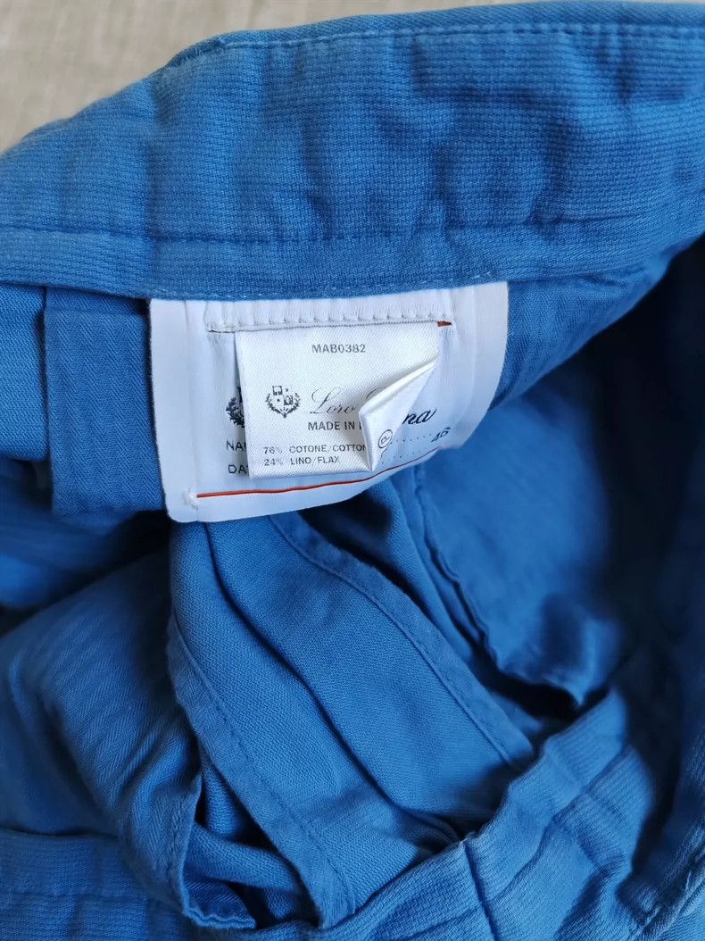 Loro Piana LORO PIANA Flaxen trousers Size US 30 / EU 46 - 3 Thumbnail