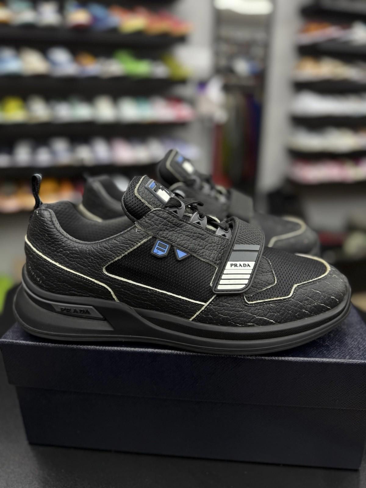 Prada Prada Men's Luxury Mechano Black - Sneakers 10UK/11US Size US 11 / EU 44 - 1 Thumbnail