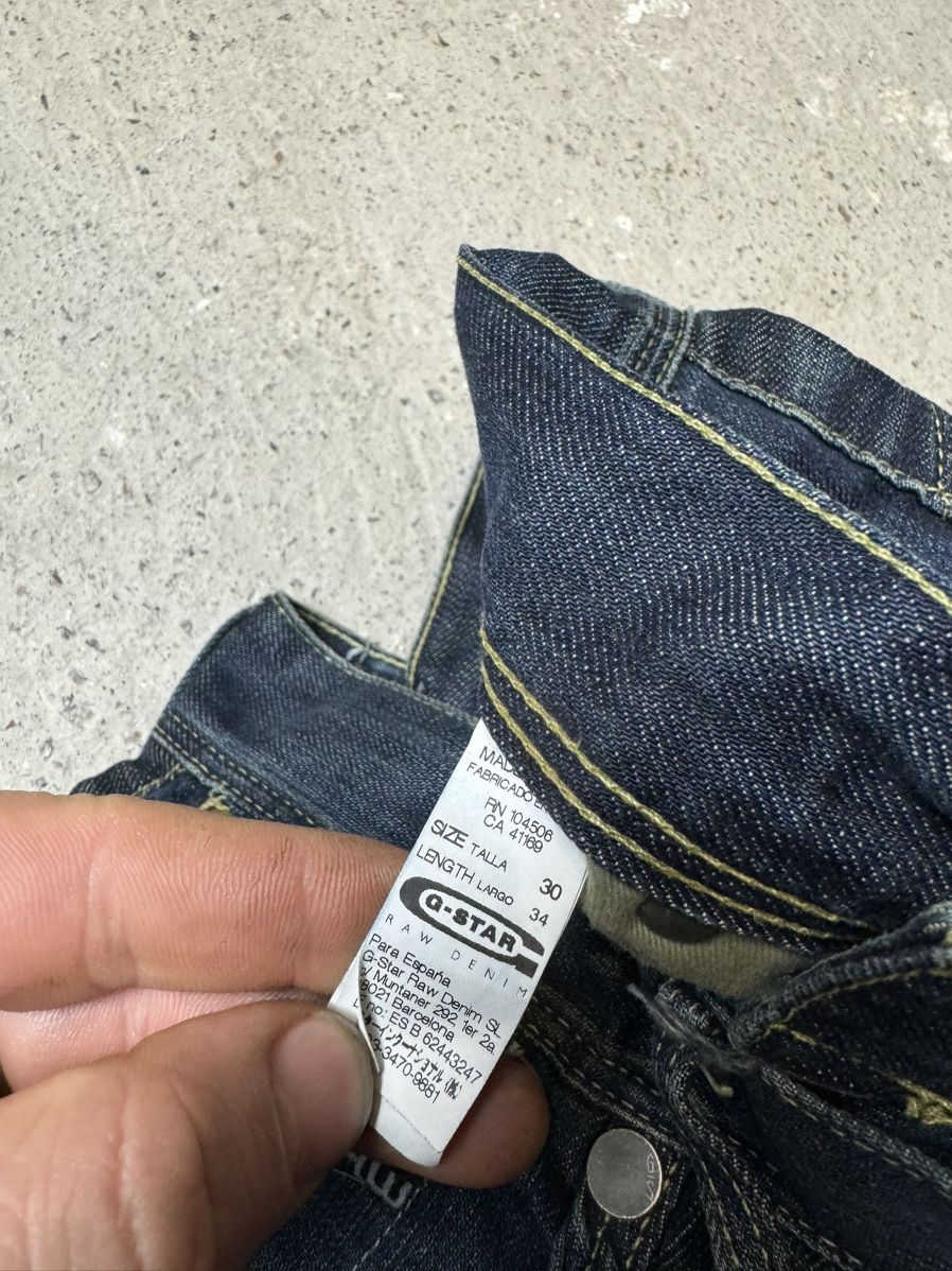 G-Star × Vintage Vintage Y2K G Star Raw 3301 KBWG Embroidered Logo Pants Size US 30 / EU 46 - 8 Thumbnail