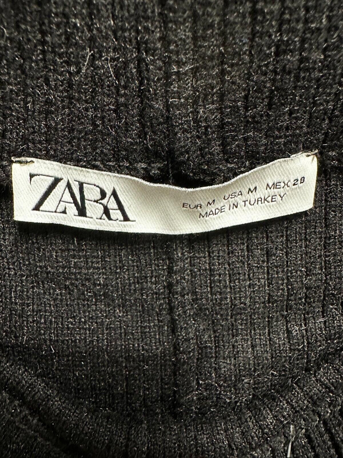 Zara Zara Knit warm Black skirt size M Size 32" / US 10 / IT 46 - 5 Thumbnail