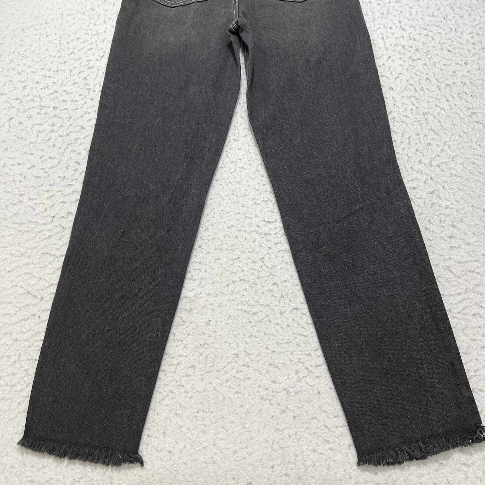 Nordstrom BP Straight Leg Mid Rise Black Dark Wash Denim Nordstrom Size 25" / US 0 / IT 36 - 8 Thumbnail
