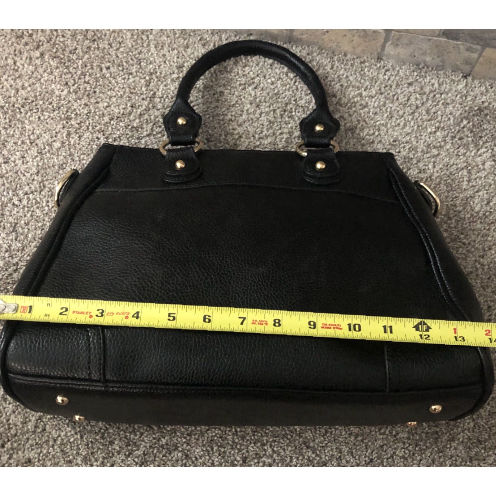 VINTAGE The Danbury Mint Personalized Initial Handbag E.T. Black Crossbody Women XS Crossbody Bags?