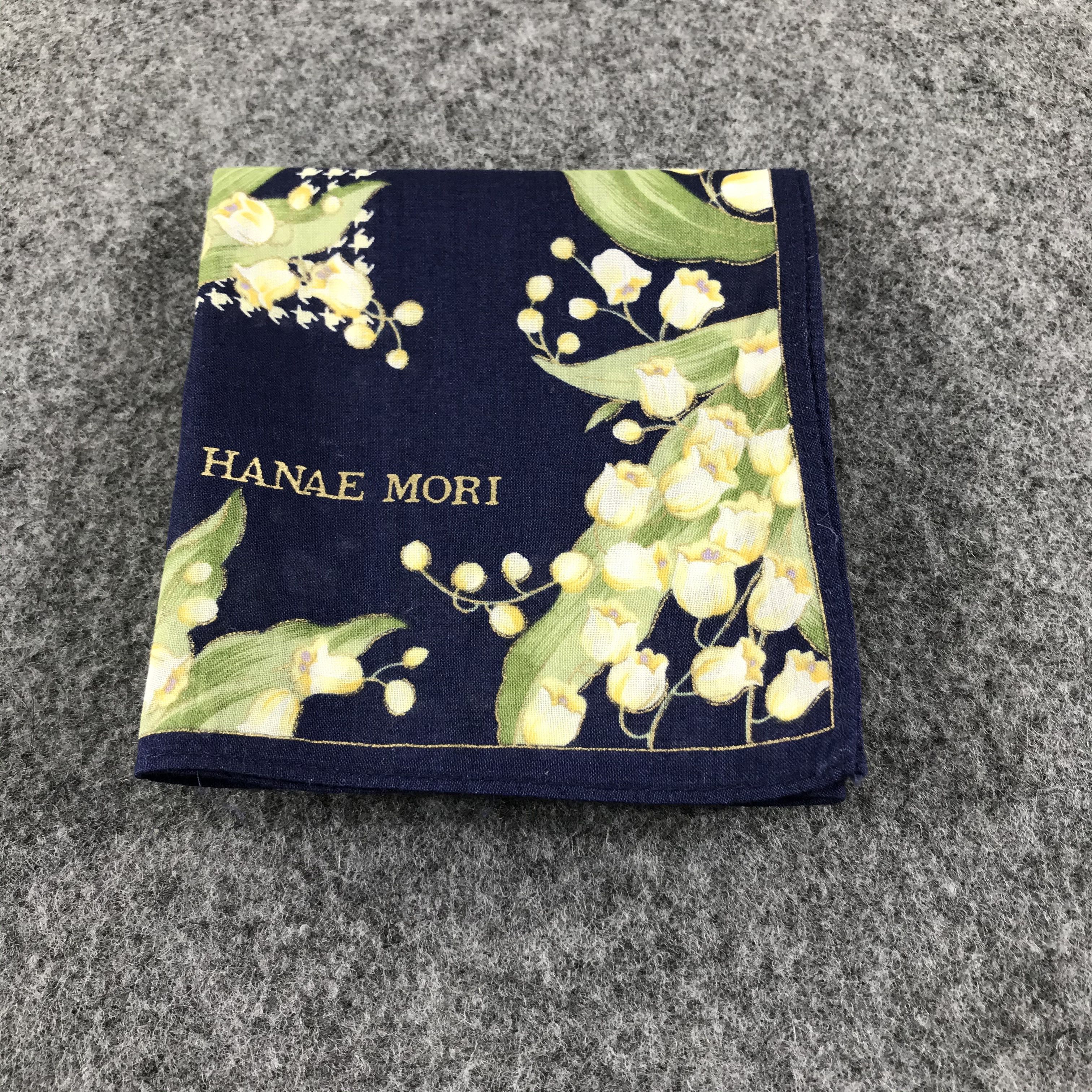 Hanae Mori Hanae Mori Floral Handkerchief Neckerchief Bandana H392 Size ONE SIZE - 5 Thumbnail