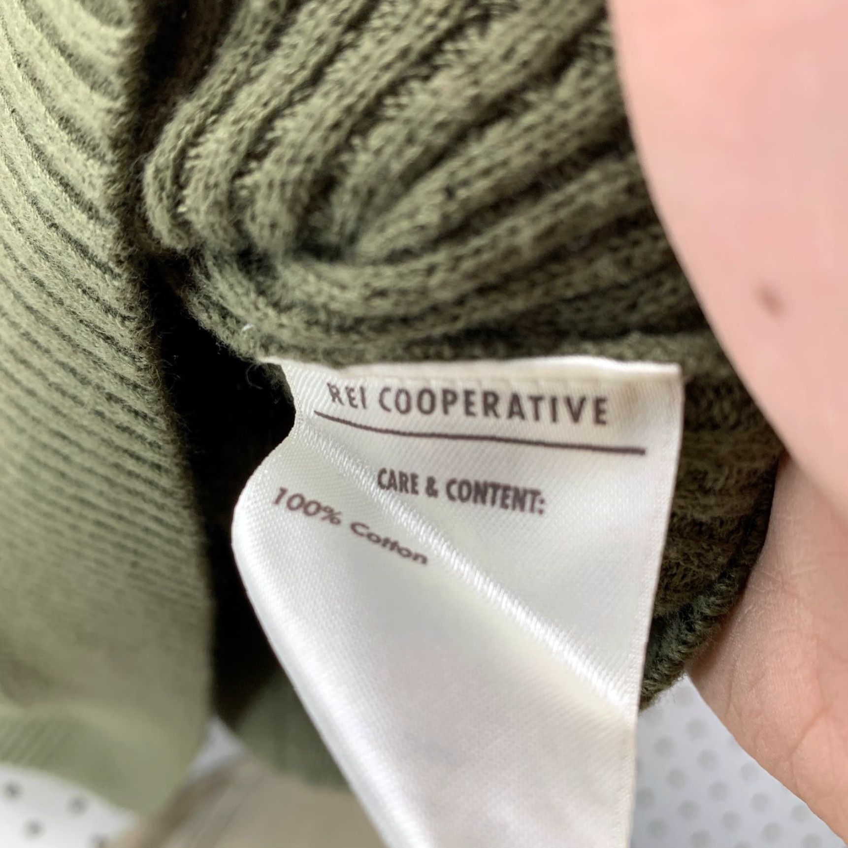 Vintage REI Cooperative Guide Sweater Mens Large Green Waffle Knit Heavyweight Casual Winter Mens Size US L / EU 52-54 / 3 - 4 Thumbnail