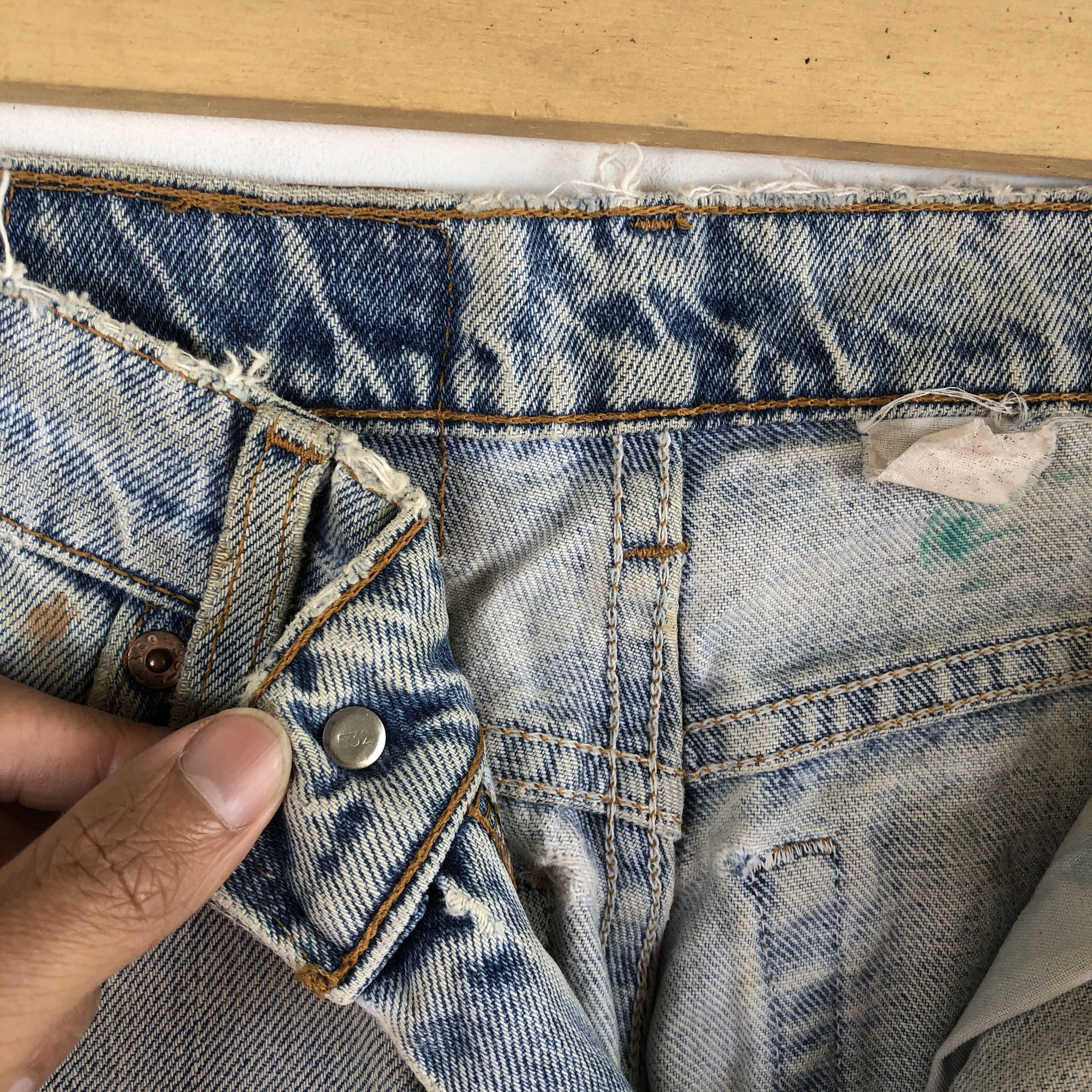 Levi's Vintage Levis Distressed Jeans Dirty Levi's 512 Denim Size 24" / US 00 / IT 34 - 7 Thumbnail