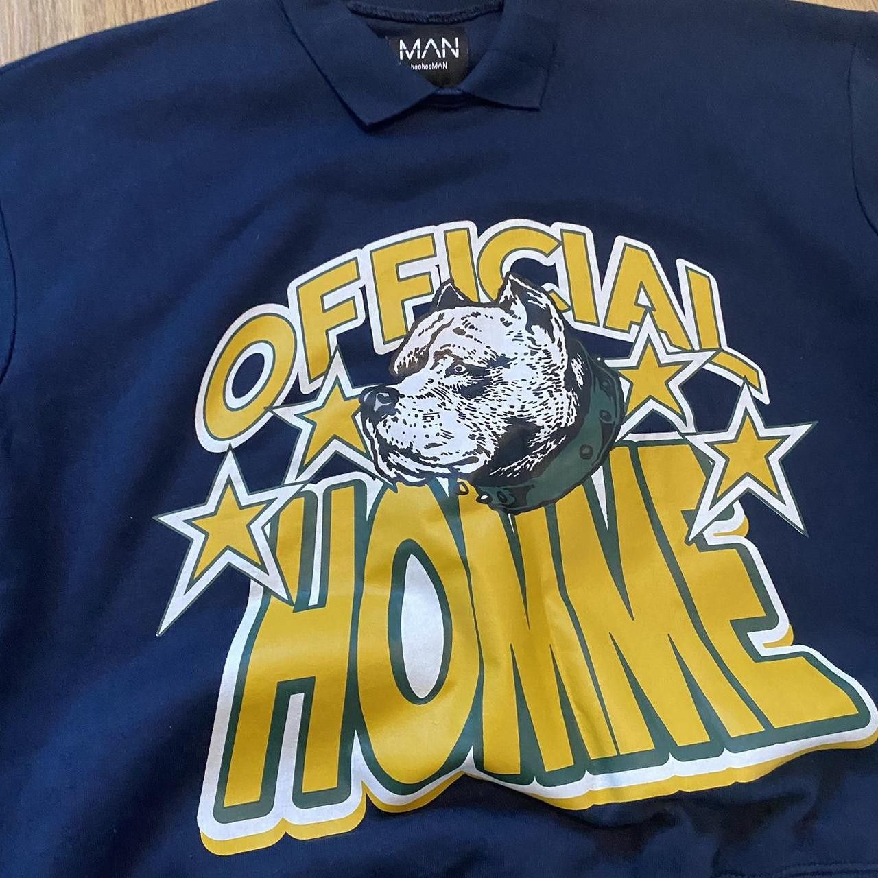 Other American Pit Bull Terrier Navy and yellow Polo Size US S / EU 44-46 / 1 - 2 Thumbnail