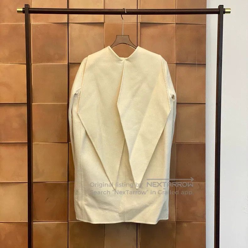 Hermes Hermes Ivory Shawl Collar Long Double-Faced Cashmere Coat Size XS / US 0-2 / IT 36-38 - 3 Thumbnail