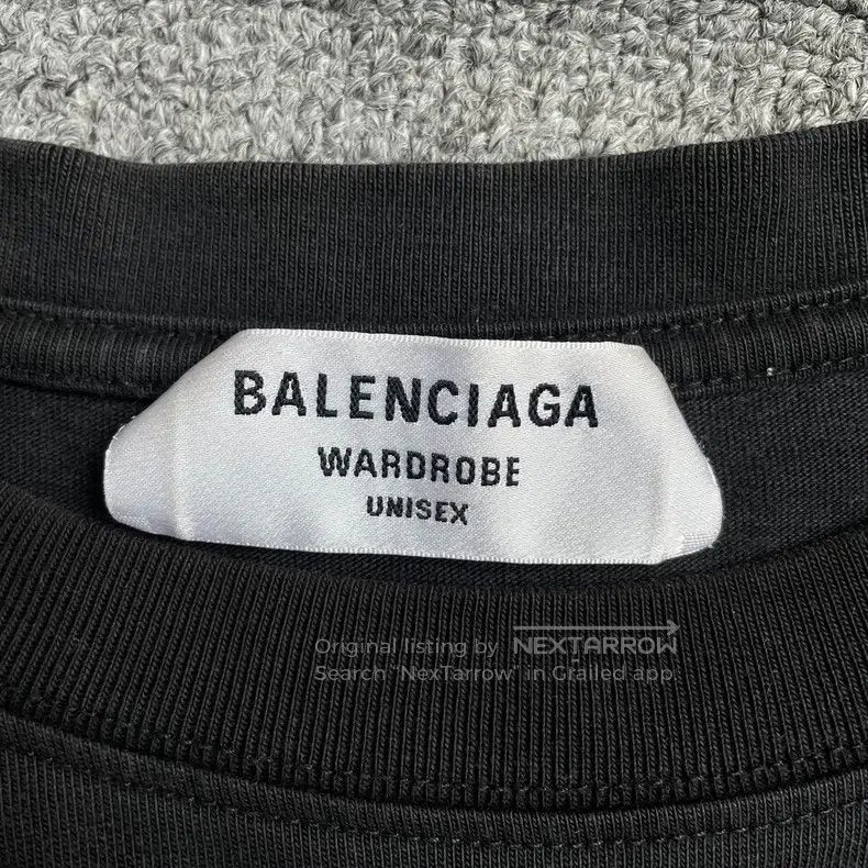 Balenciaga Balenciaga Cola Embroidery Loose Fit Short Sleeve T-Shirt Size US M / EU 48-50 / 2 - 4 Thumbnail