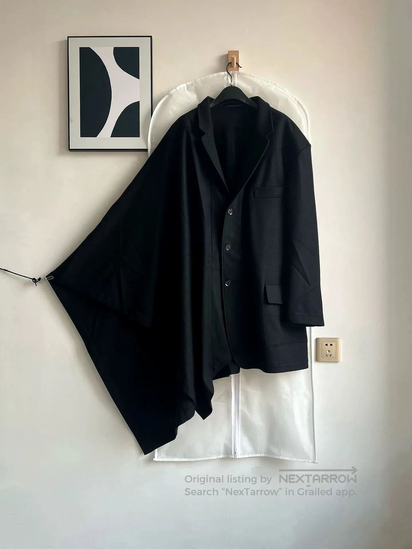 Yohji Yamamoto Yohji Yamamoto Asymmetrical Cape Coat. Size US L / EU 52-54 / 3 - 3 Thumbnail