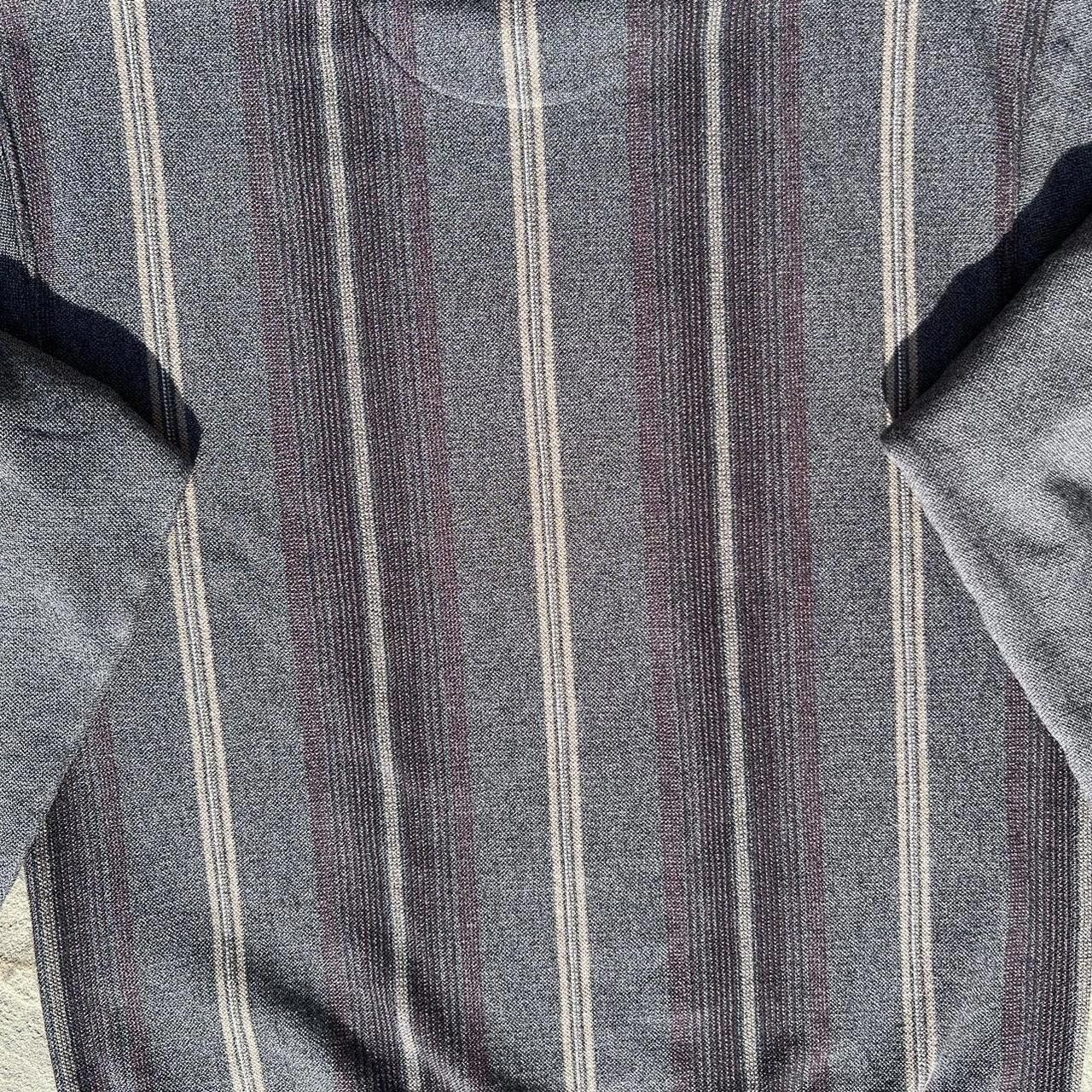 Knightsbridge Y2K Varied Vertical Stripe Double Crewneck Sweater Size US L / EU 52-54 / 3 - 5 Thumbnail