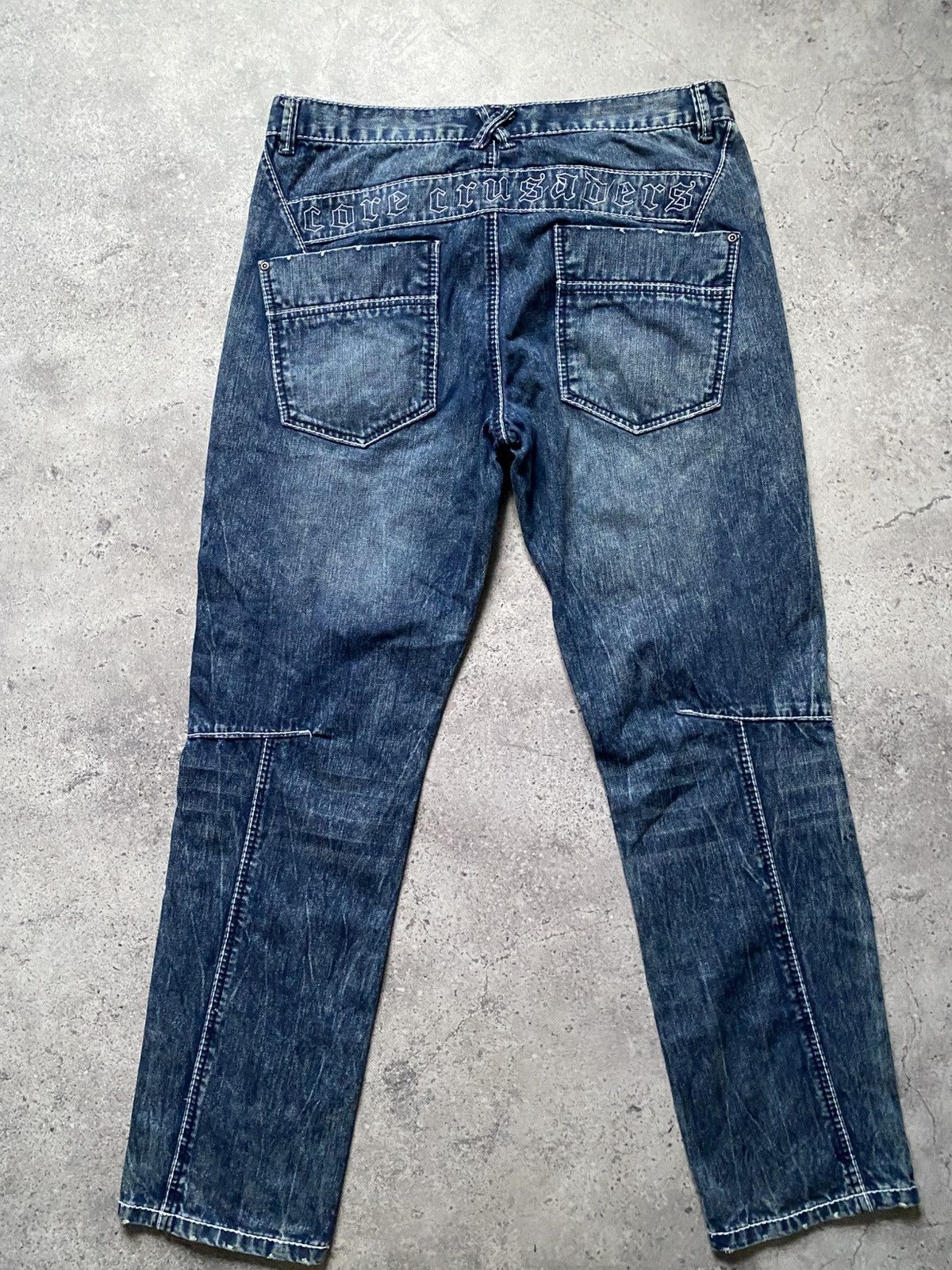 Japanese Brand Vintage Rainbow Denim Jeans Pants True Religion Style Y2K Size US 38 / EU 54 - 16 Thumbnail
