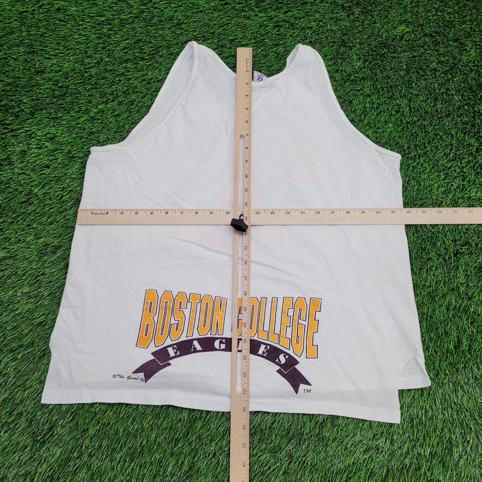 The Game Vintage Boston College Eagles Tank-Top Large 22x25 Crop USA Size US L / EU 52-54 / 3 - 3 Thumbnail