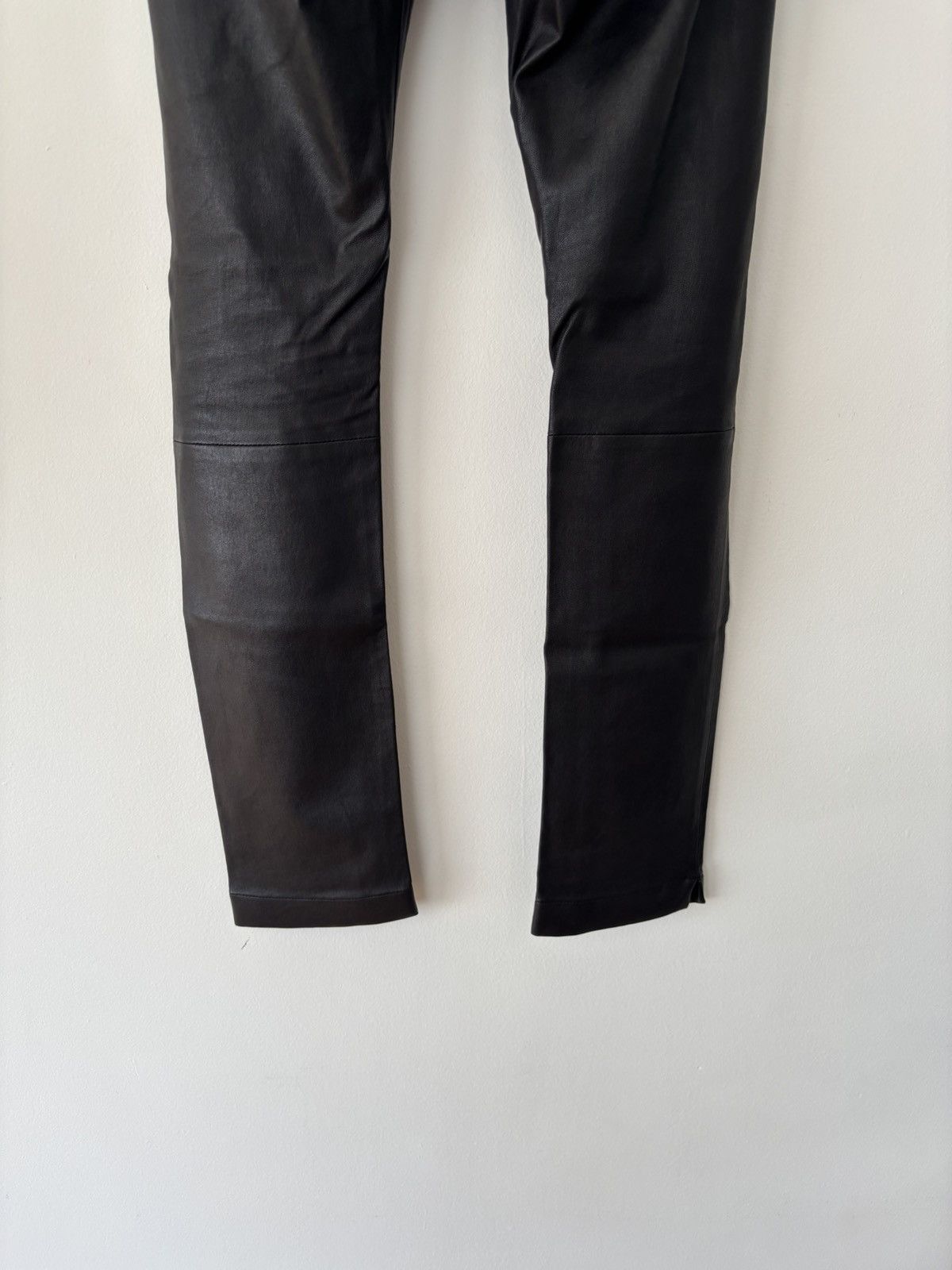 Ann Demeulemeester Ann Demeulemeester Leather Pants Size US 33 - 6 Thumbnail