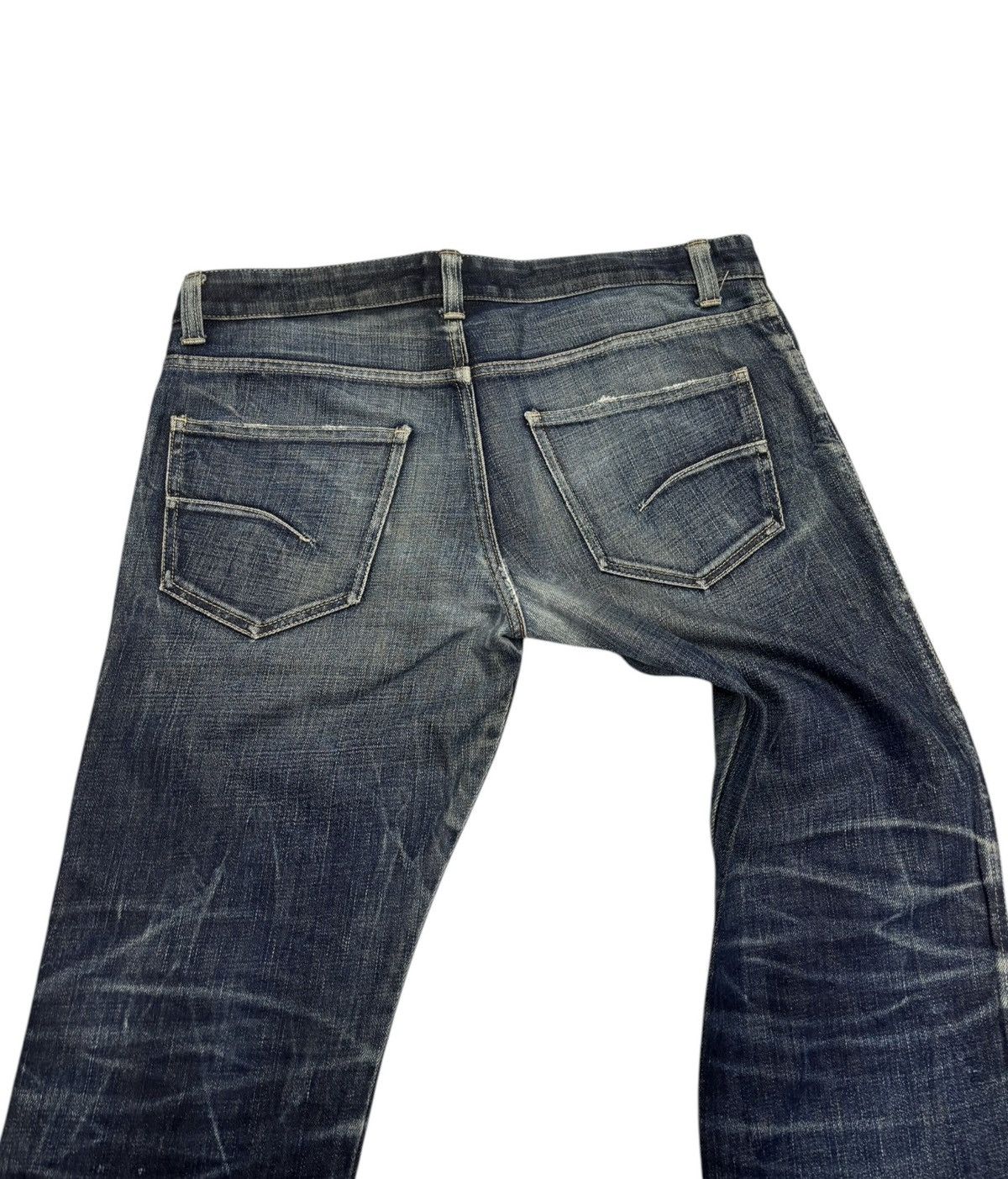 Japanese Brand × Tornado Mart VINTAGE HIGH STREET SLIM FLARE DISTRESS JEANS TORNADO MART Size US 35 - 10 Thumbnail