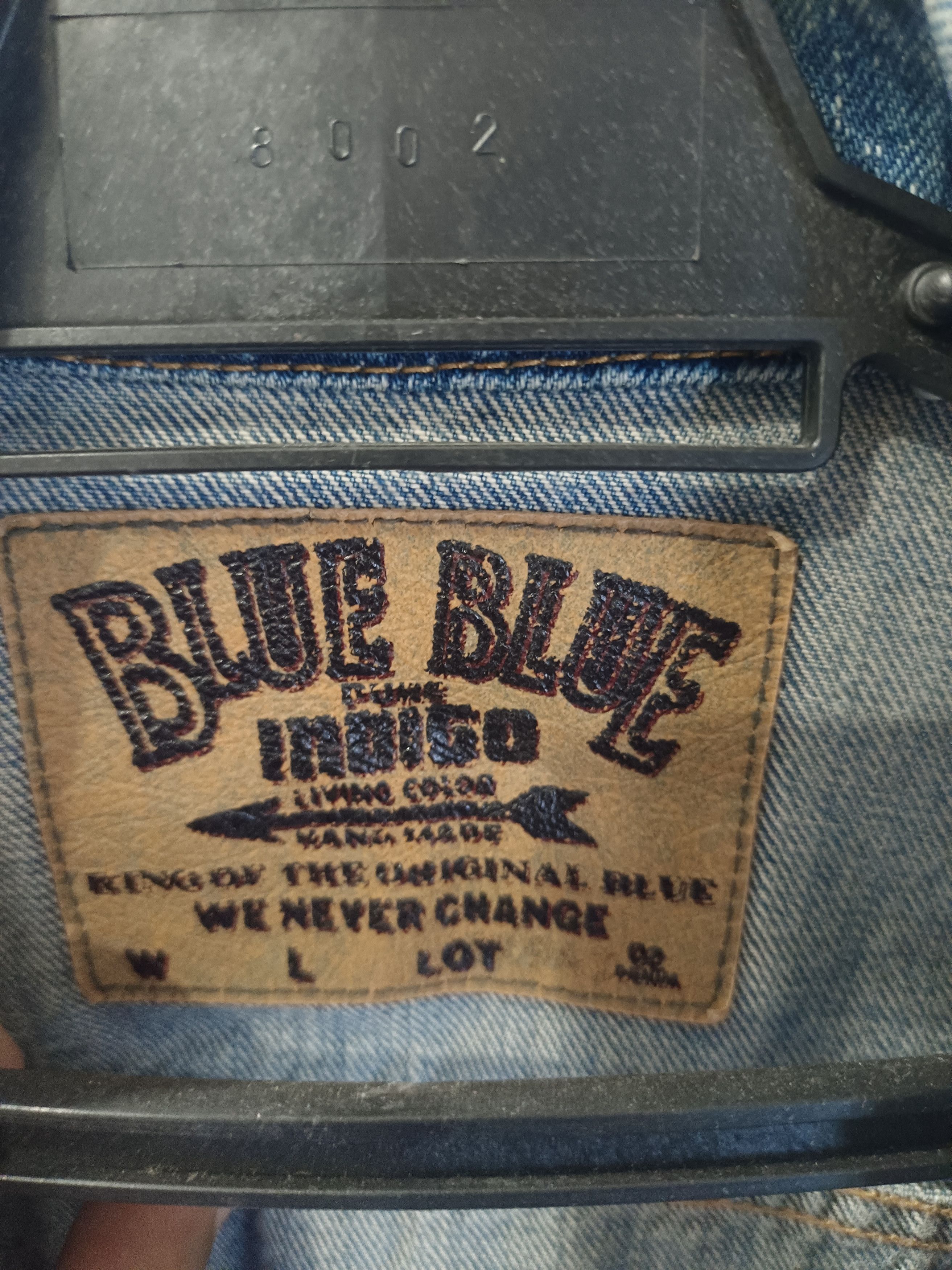 HOLLYWOOD RANCH MARKET Hollywood Ranch Market Blue Blue Indigo Trucker Jacket Size US L / EU 52-54 / 3 - 2 Thumbnail