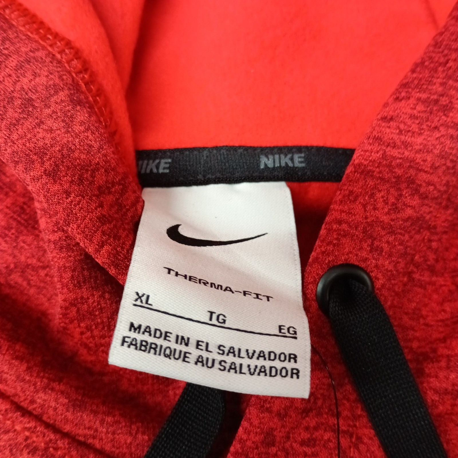 Nike Nike Men’s Therma-Fit Pullover Hoodie Size XL Red Heather Size US XL / EU 56 / 4 - 6 Thumbnail