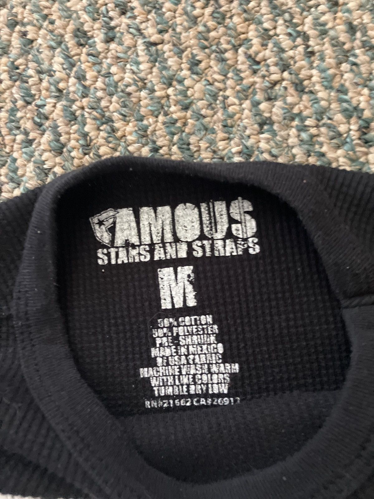 Famous Stars And Straps × Hypebeast Y2K Famous Stars and Stripes Goth Longsleeve Tee Size US M / EU 48-50 / 2 - 3 Thumbnail