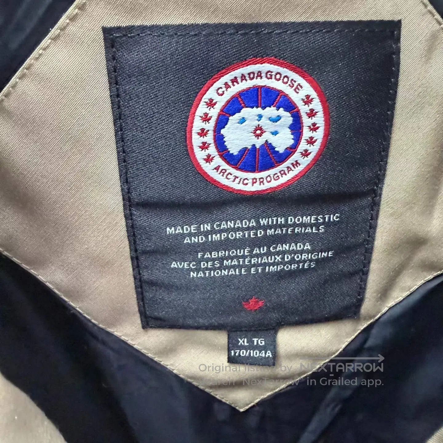 Canada Goose Canada Goose Khaki Fleece Canvas Patchwork Vest| Size US XL / EU 56 / 4 - 4 Thumbnail