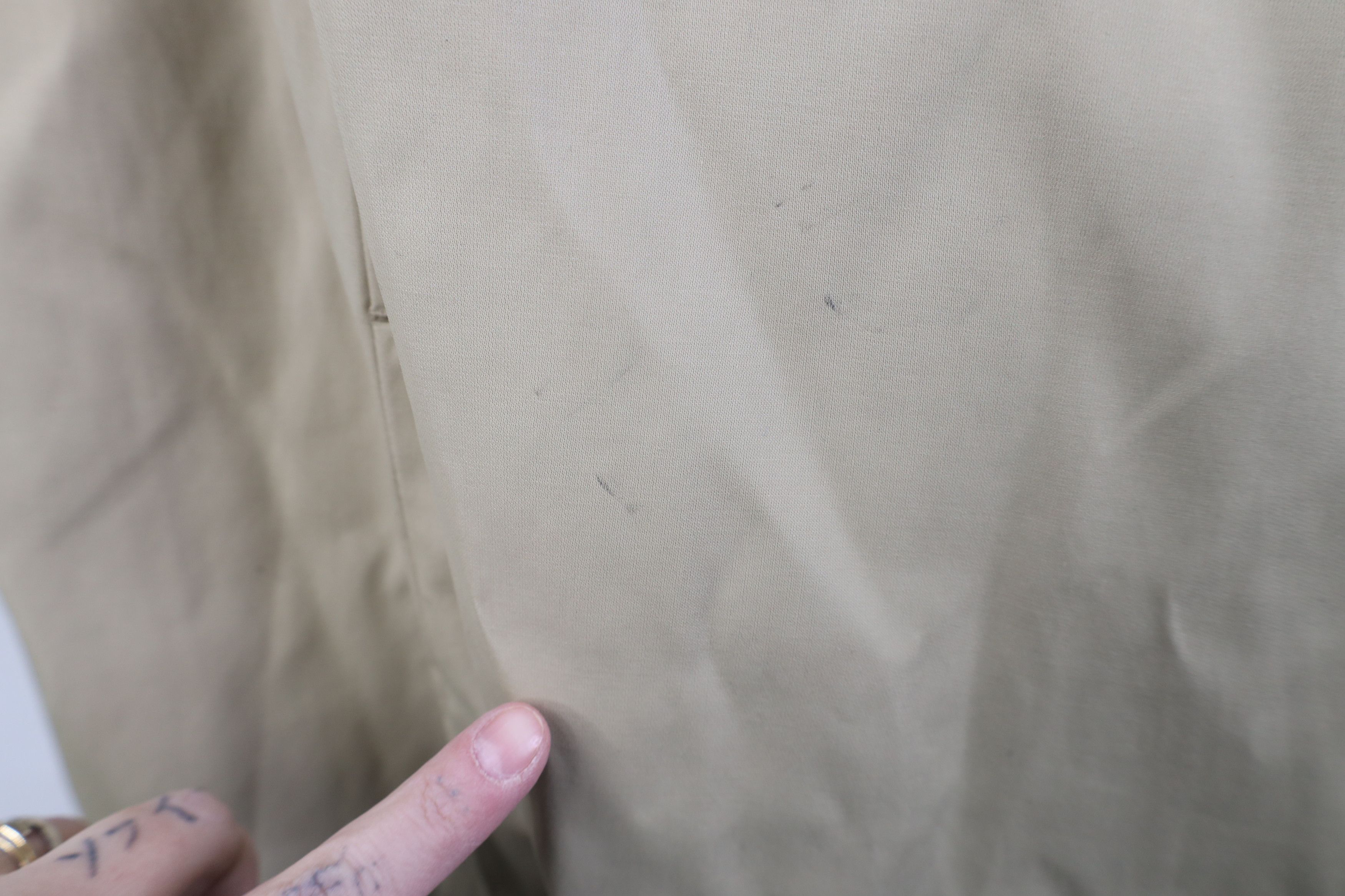 Vintage Vintage 90s Y2K Streetwear Trench Coat Rain Jacket Beige Size XL / US 12-14 / IT 48-50 - 5 Thumbnail