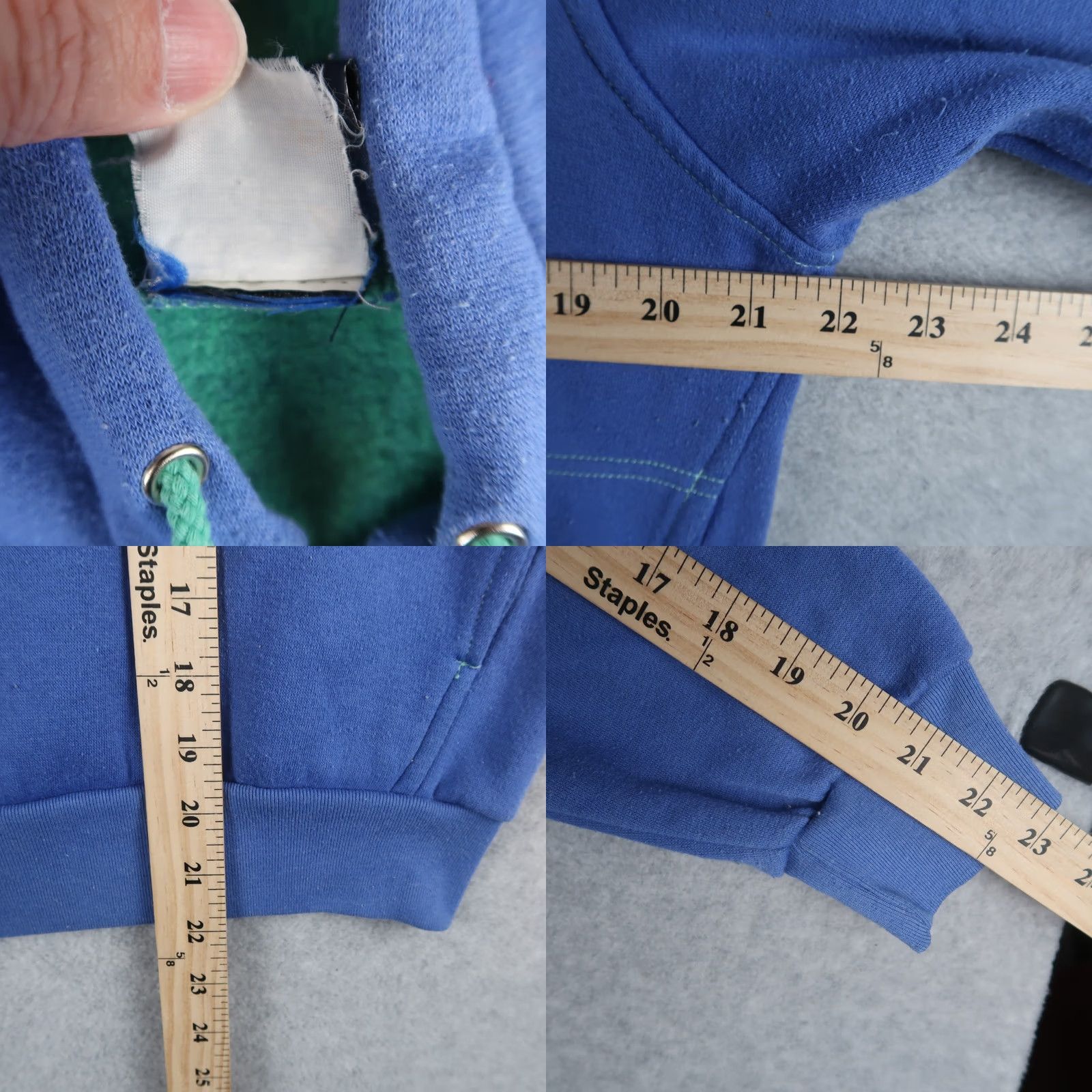 Nike Vintage Nike Full Zip Hoodie Sweatshirt Blue Women L Large Jacket Size L / US 10 / IT 46 - 8 Thumbnail