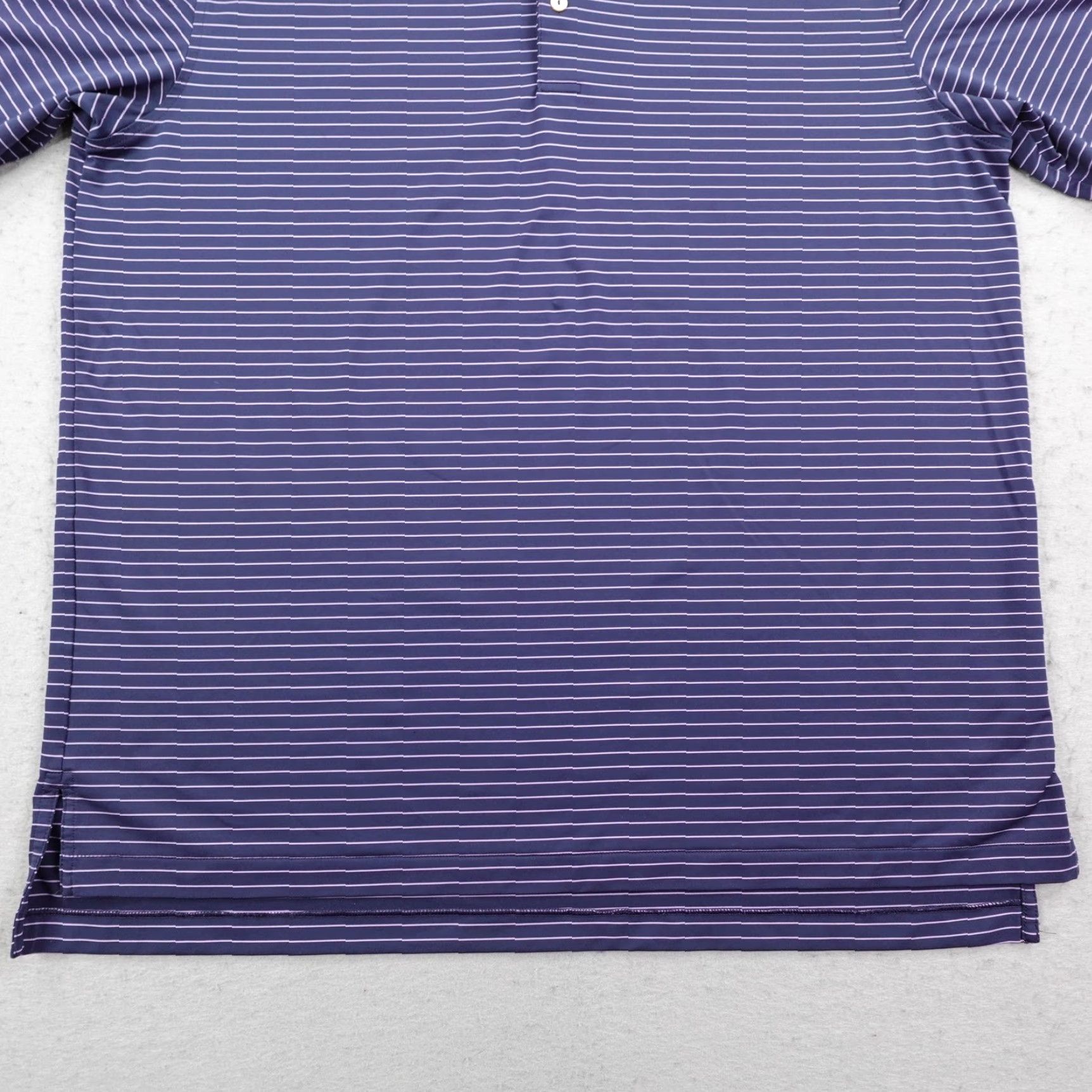 Peter Millar Peter Millar Polo Shirt Mens XL Blue Stripes Summer Comfort Golf Shadow Hawk Size US XL / EU 56 / 4 - 3 Thumbnail
