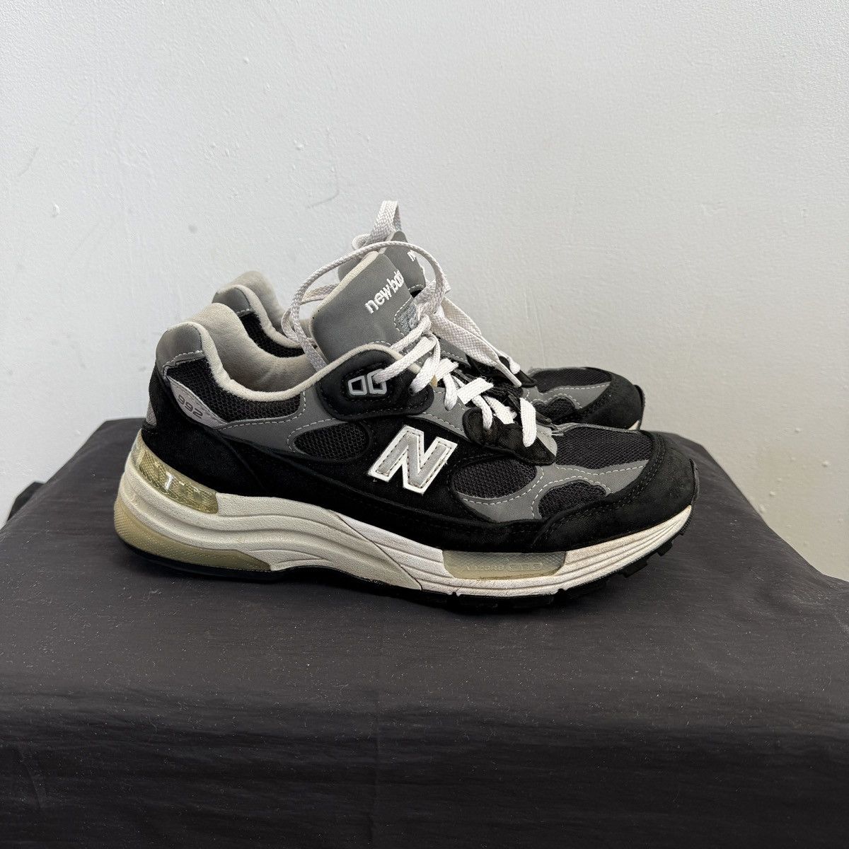 New Balance New Balance 992 USA Black/Gray Size US 7 / IT 37 - 2 Thumbnail