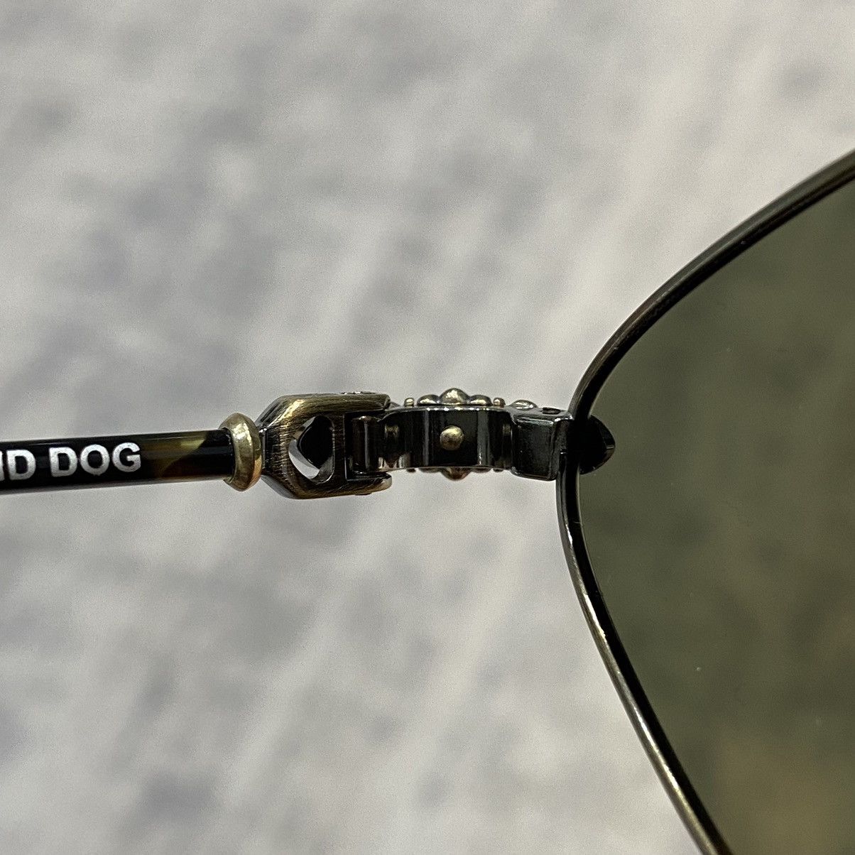 Chrome Hearts CHROME HEARTS DIAMOND DOG Antique Gold/Hollywood Tortoise Size ONE SIZE - 10 Thumbnail