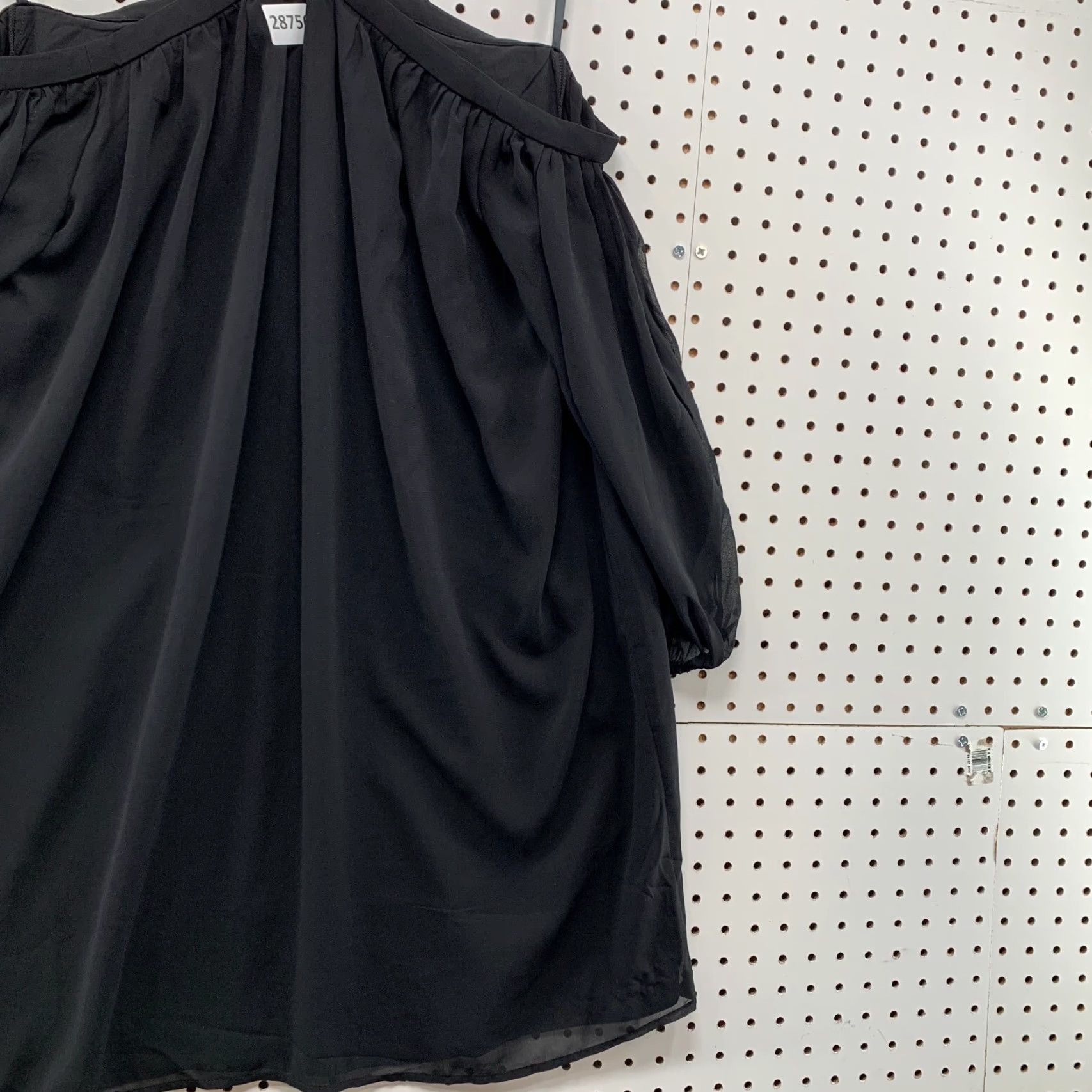 Vintage VINTAGE NEW Ann Taylor Off The Shoulder Bouse Black Womens Petite Size 6 NWT Size M / US 6-8 / IT 42-44 - 4 Thumbnail