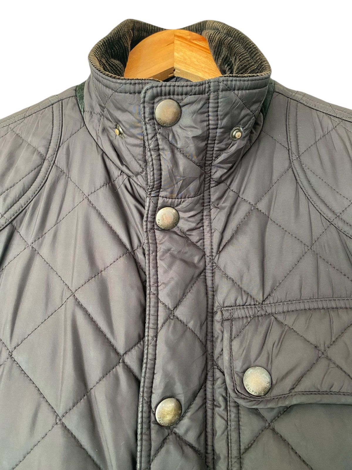 Polo Ralph Lauren Rare POLO RALPH LAURENT Quilted Zipper Jacket (L) Size US L / EU 52-54 / 3 - 8 Thumbnail