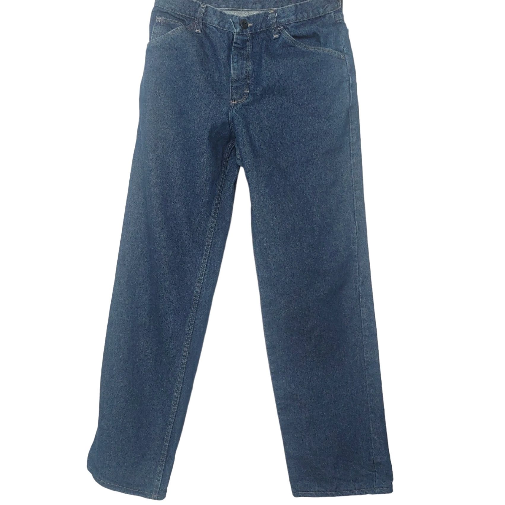 Denime Bulwark Women’s Jeans Flame-Resistant 5-Pocket Denim Medium Wash 32x32 Blue Safety Gear 10 Regular Belt Loops Womens Size 32" / US 10 / IT 46 - 3 Thumbnail